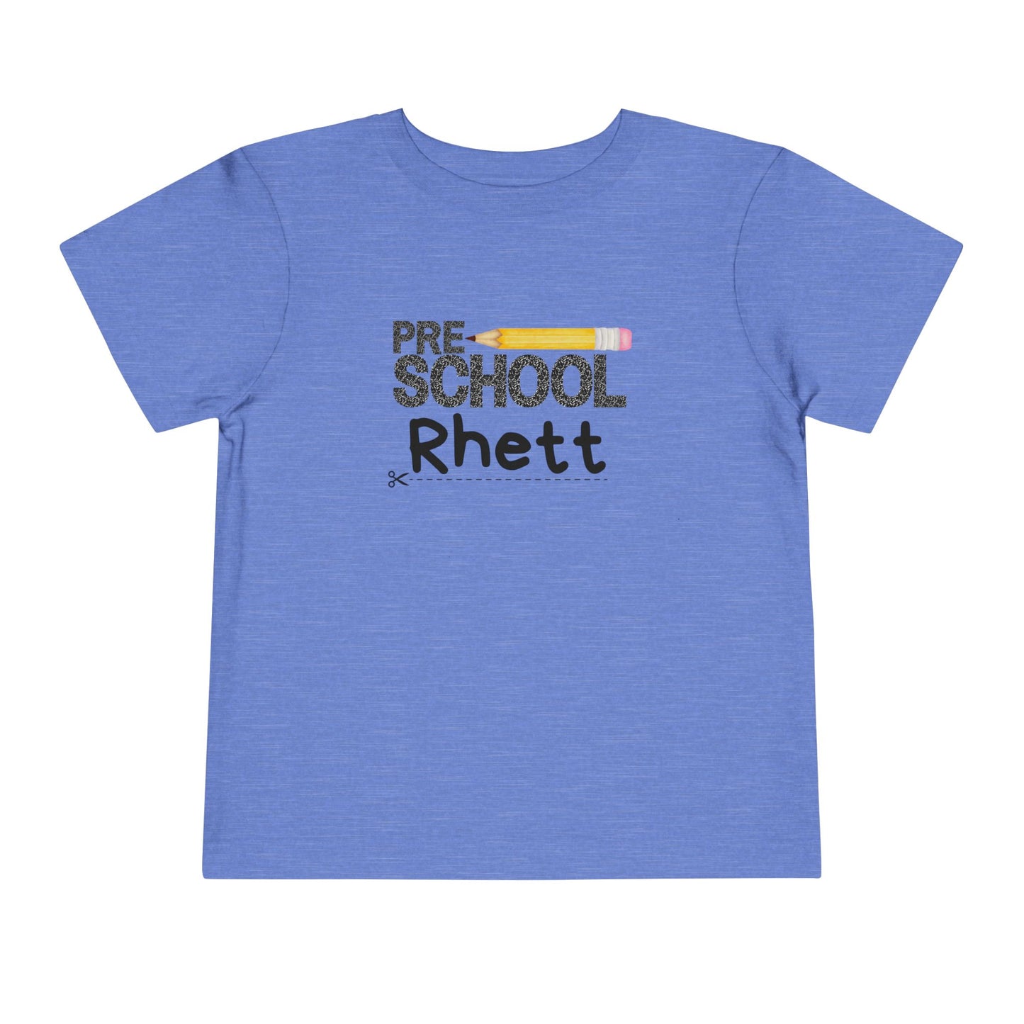 Preschool Boy Toddler Tee- Personalized - Back to School Shirt for Kids