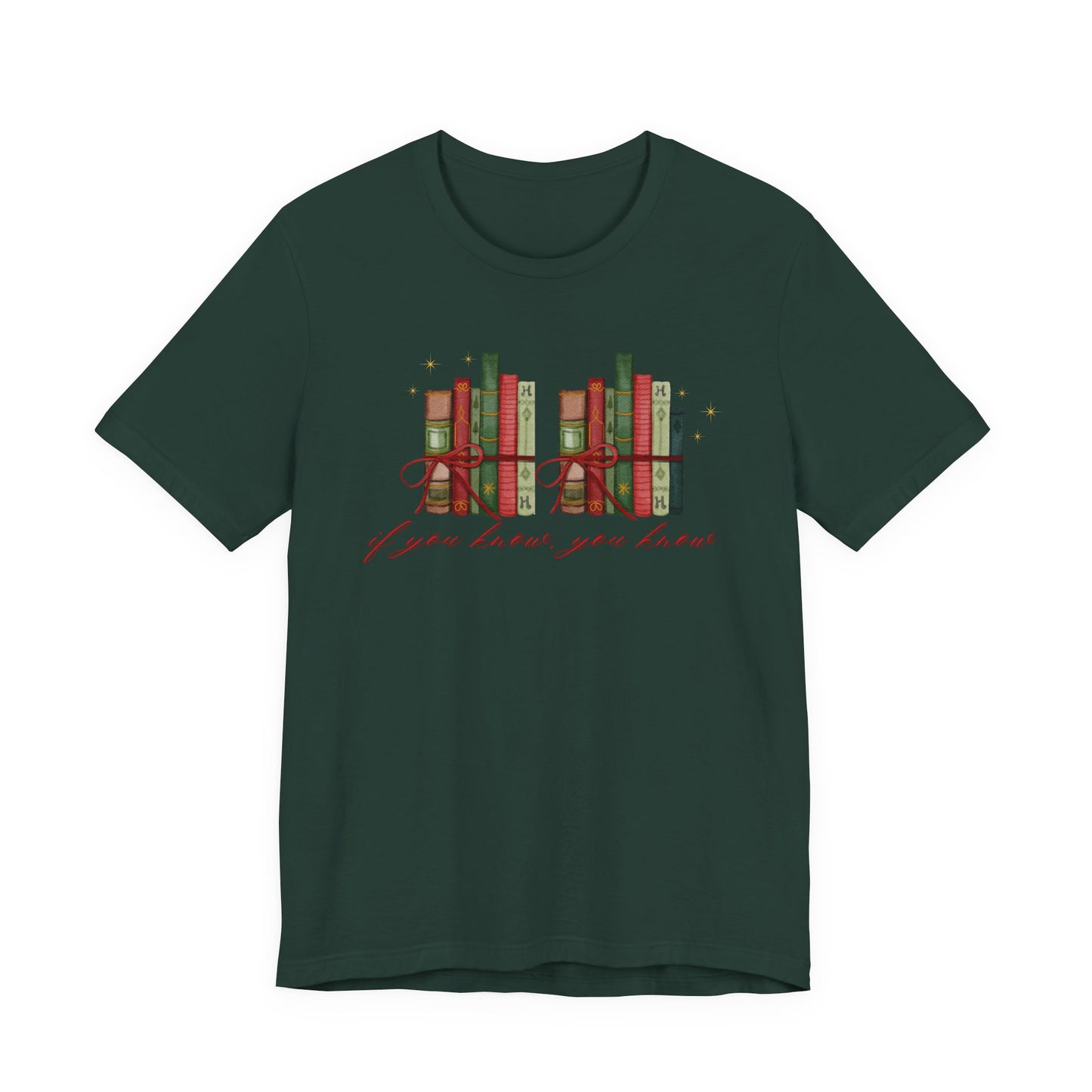 6-7 Books, "if you know you know"— Christmas Unisex T‑Shirt