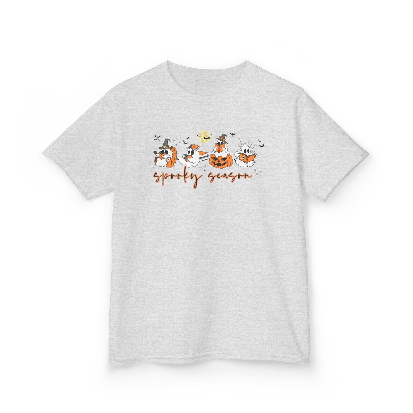Spooky Season- Reading Ghosts- Halloween - Kids Cotton™ Tee