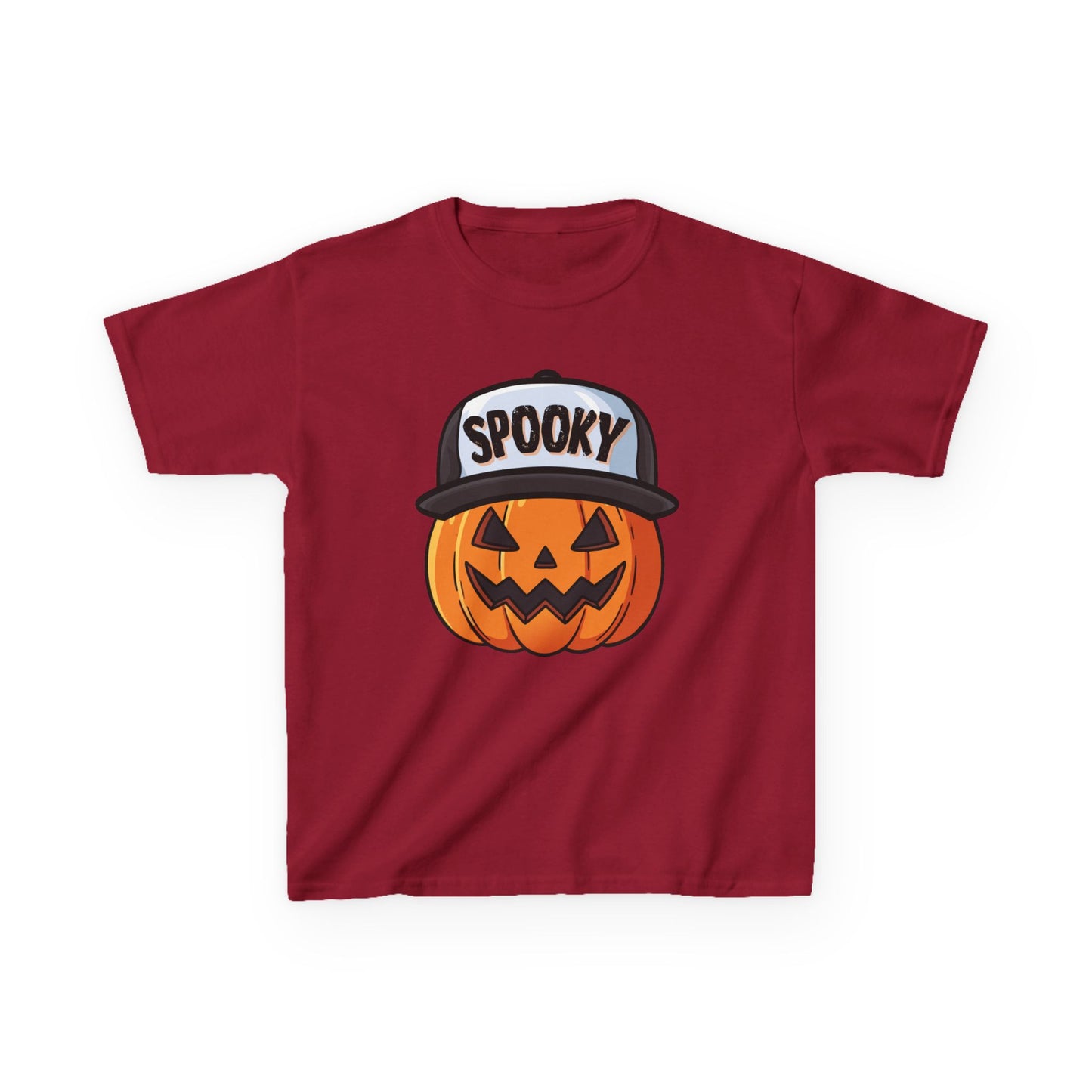 Spooky Pumpkin w/ Hat | Halloween | Kids Cotton™ Tee