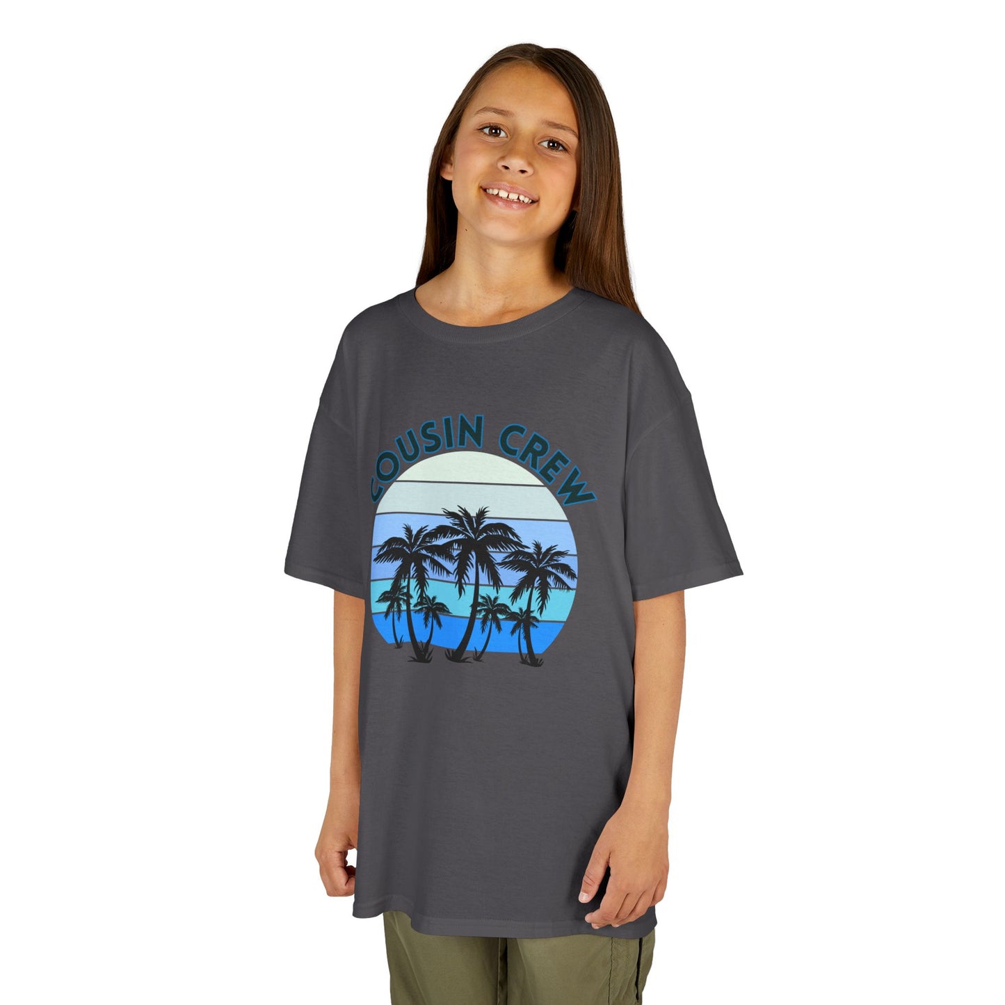 Cool Cousin Crew Kids Tee - Summer Fun, Family Gatherings, Beach Days, Mini Collection