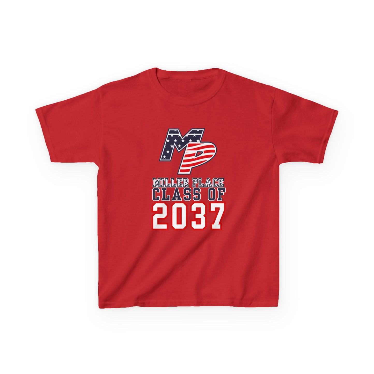 Miller Place Class of 2037 Kids Heavy Cotton Tee