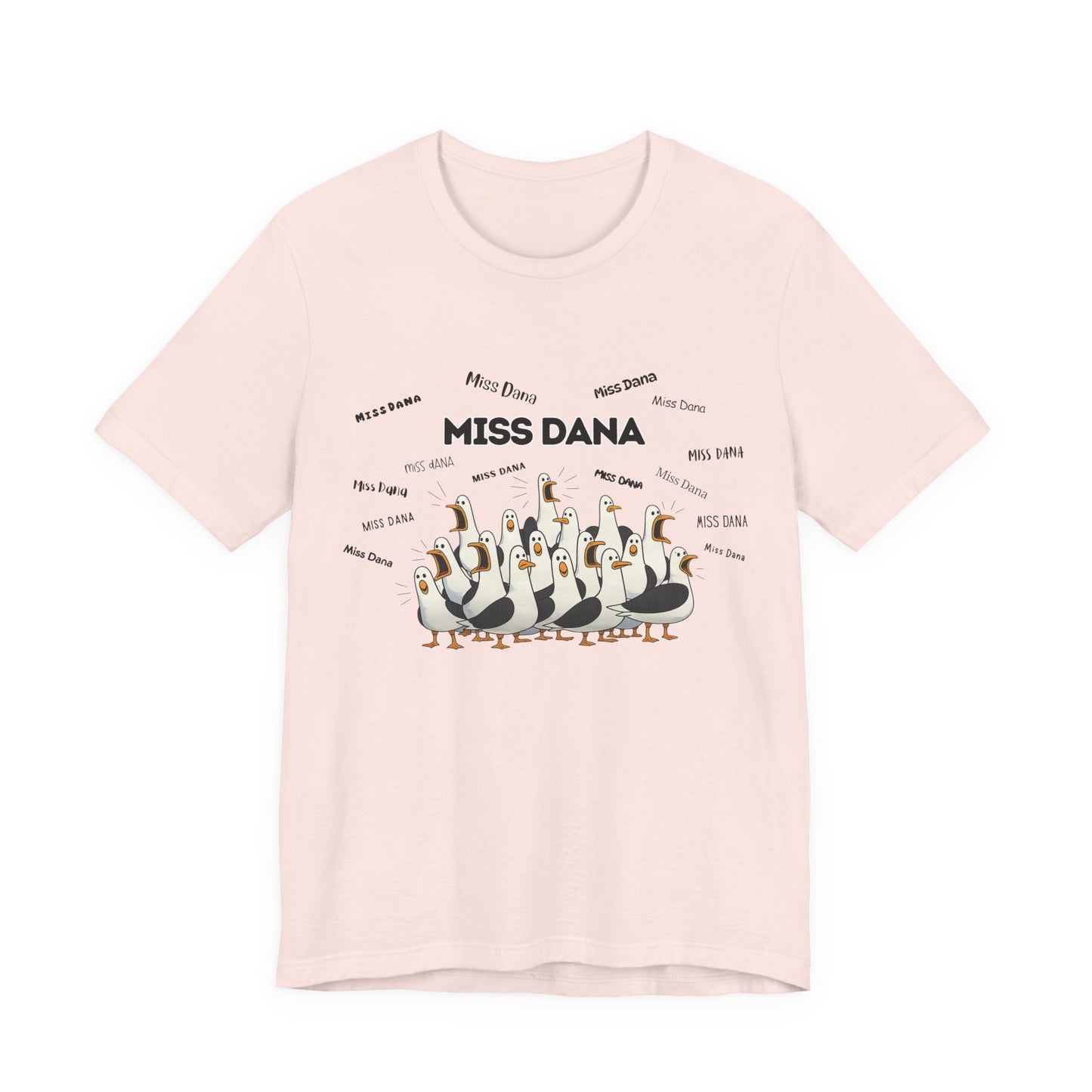 Miss Dana- Penguin Choir T-Shirt — Funny Teacher Personalized Tee