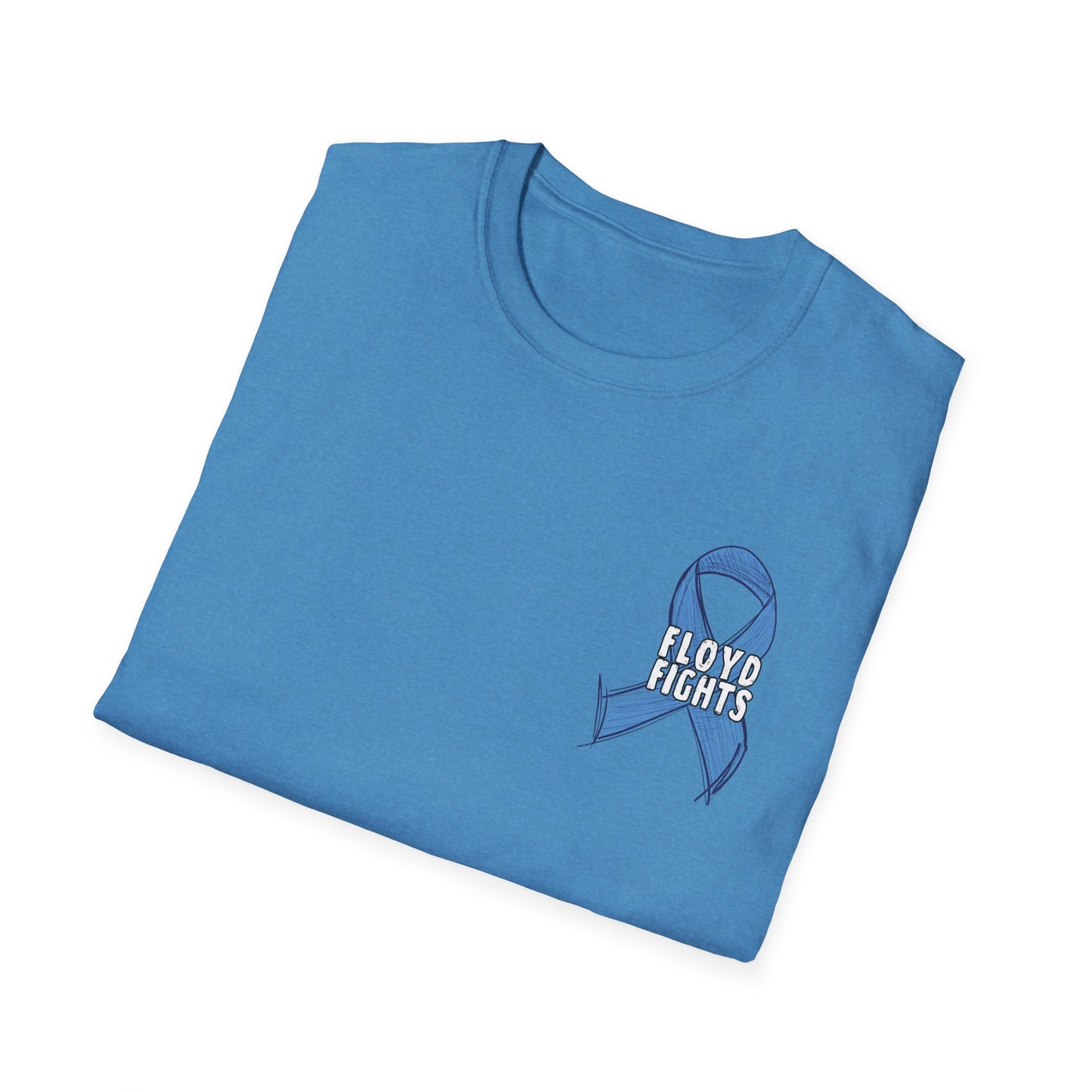 FLOYD FIGHTS Ribbon Diabetes Awareness T-Shirt | Softstyle Tee