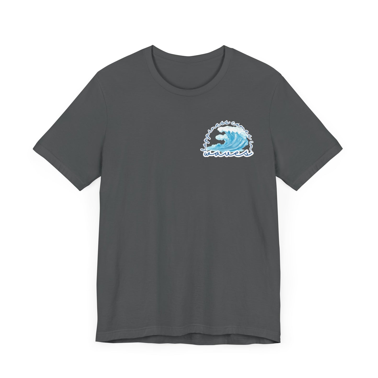 Happiness Comes in Waves -- Unisex Summer Shirt, Beachwear, Vacation Top, Summer Nights Apparel