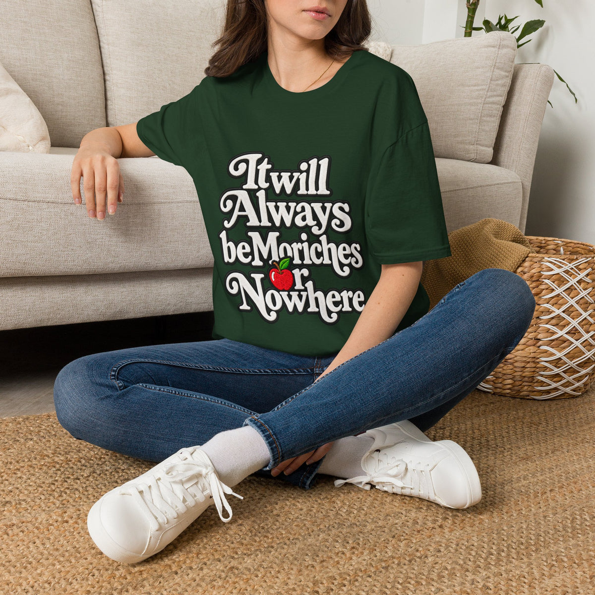 "It will Always be Moriches or Nowhere" - Softstyle T-Shirt