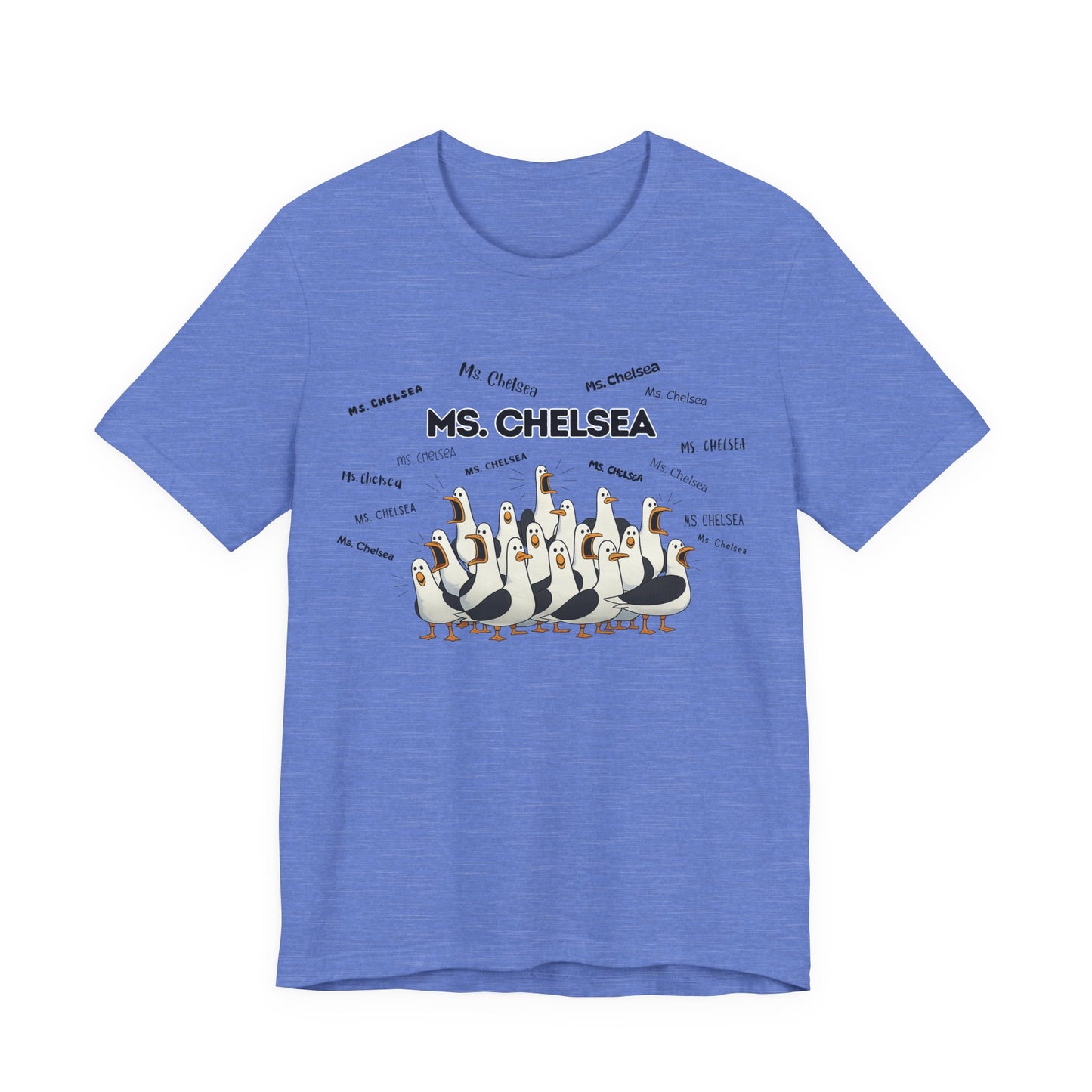 Ms. Chelsea- Penguin Choir T-Shirt — Funny Teacher Personalized Tee