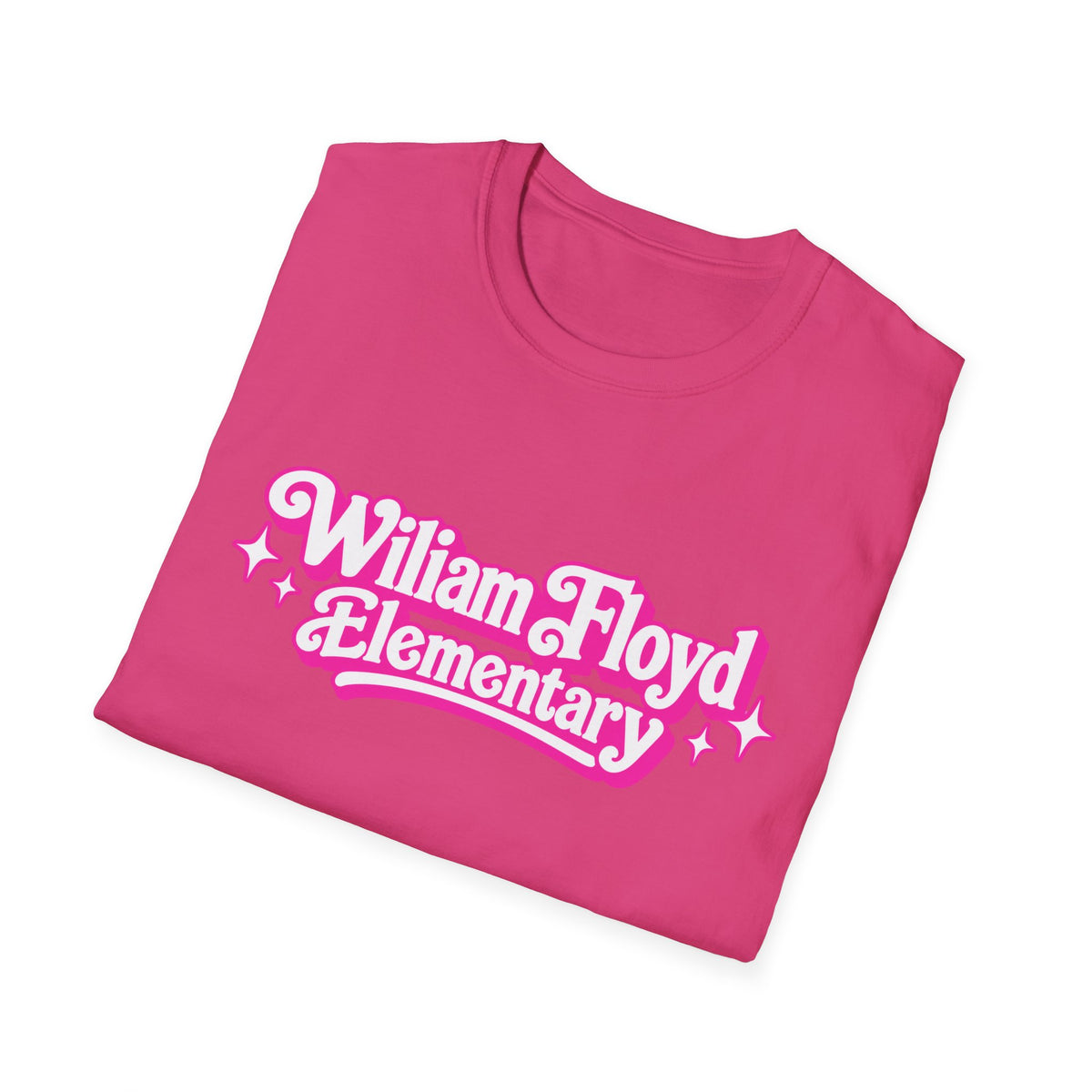 WFE Barbie (w/sparkles) -Breast Cancer Awareness Tee, Unisex Softstyle T-Shirt
