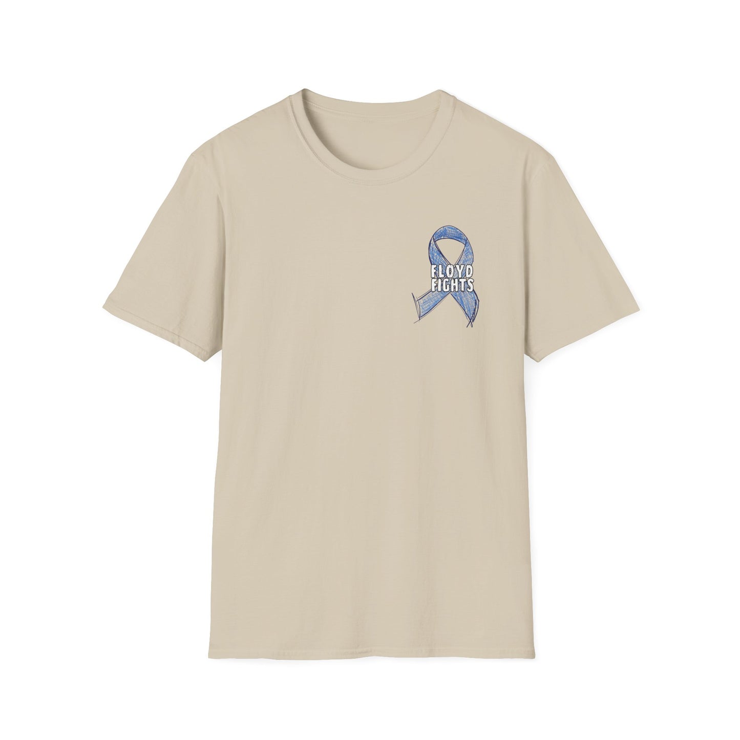 FLOYD FIGHTS Ribbon Diabetes Awareness T-Shirt | Softstyle Tee