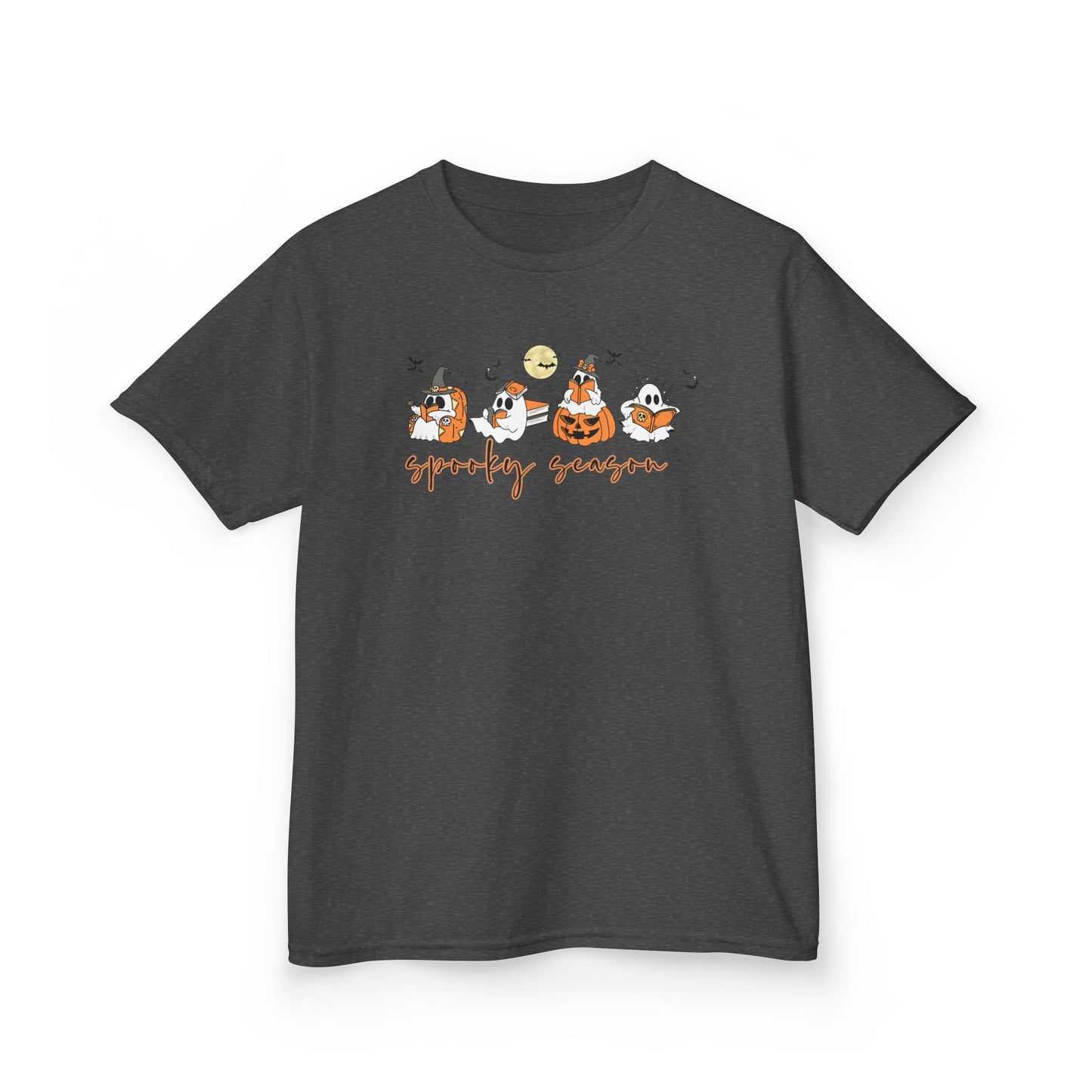 Spooky Season- Reading Ghosts- Halloween - Kids Cotton™ Tee