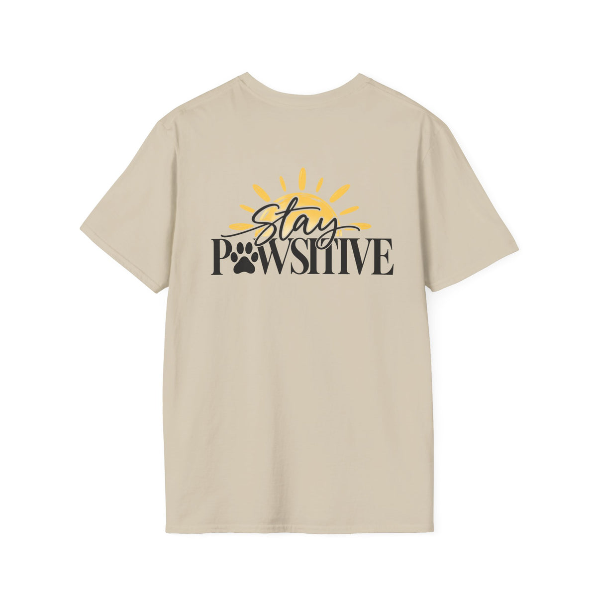 Hound & Home "Stay Pawsitive" — T-Shirt