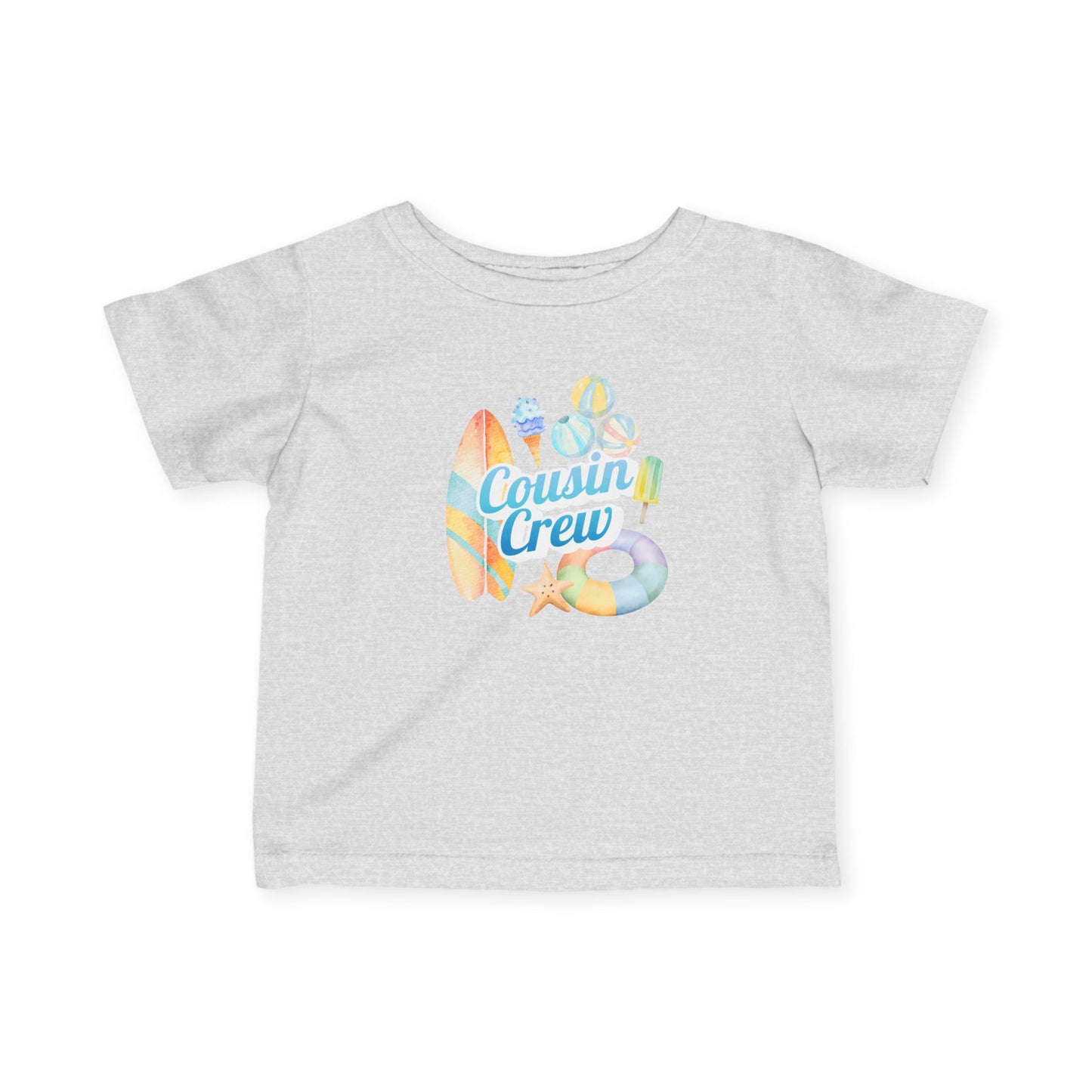 Cousin Crew Infant Tee, Cute Baby T-Shirt, Summer Vibes- Mini Collection