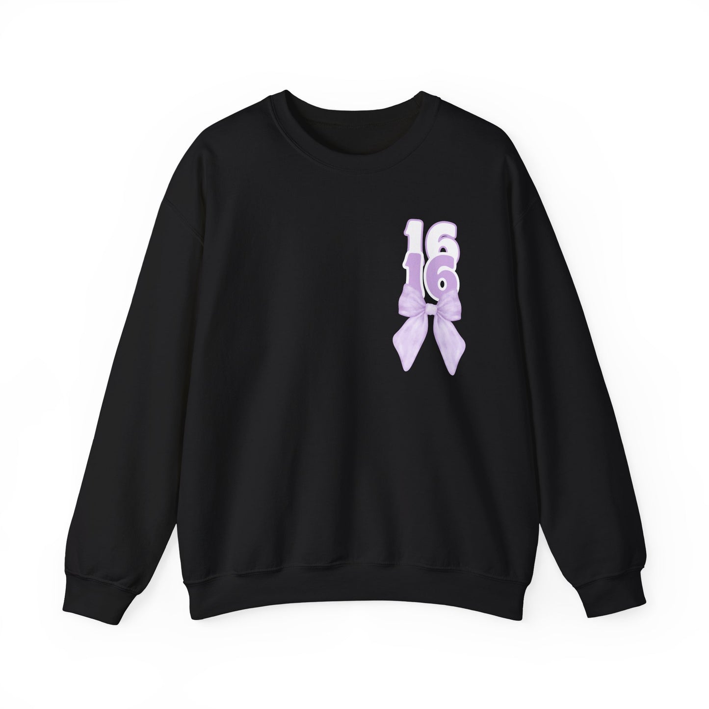 Sweet Sixteen Crewneck Sweatshirt, Birthday Gift, Unisex- Personalized