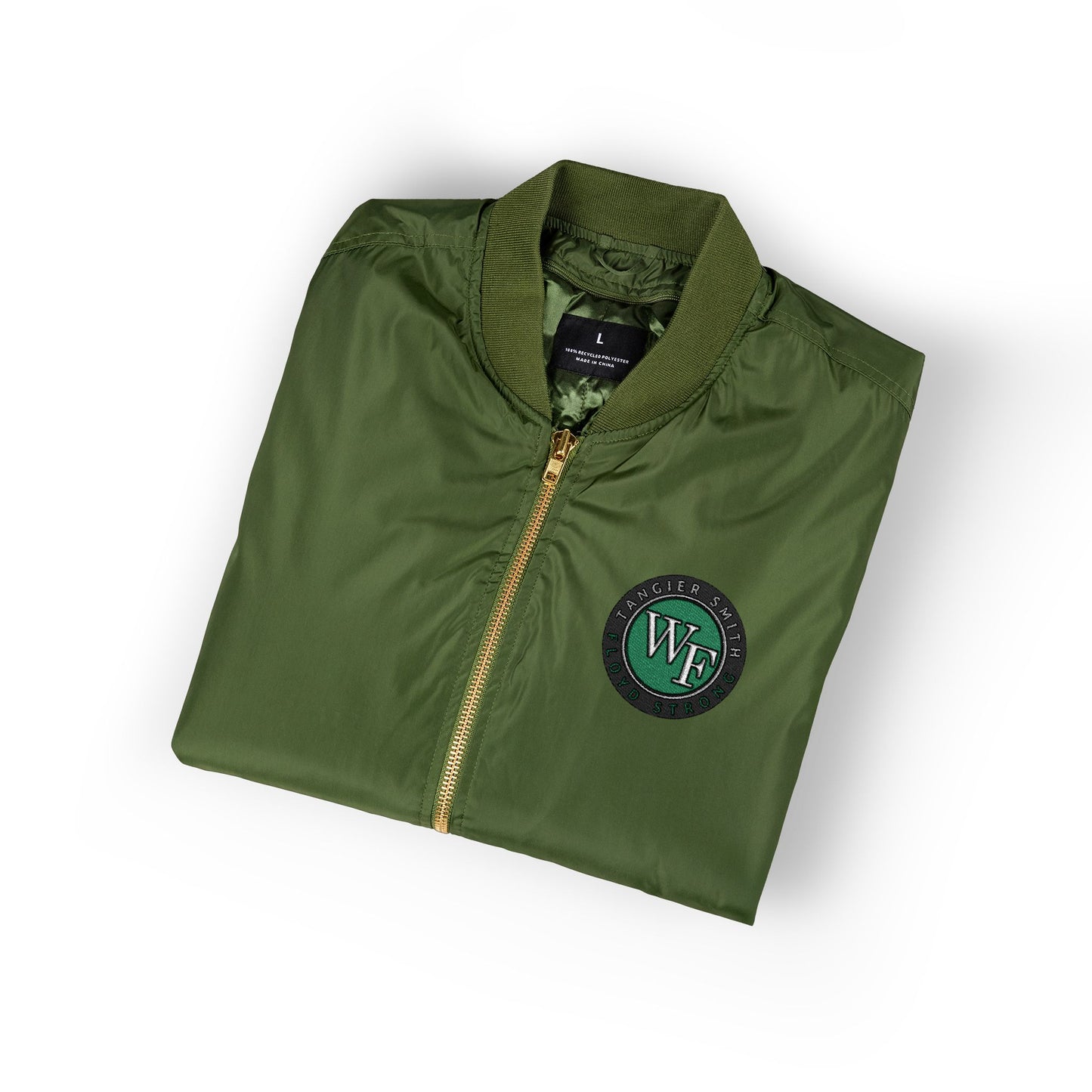 Tangier Smith - Eco-Friendly Embroidered Bomber Jacket