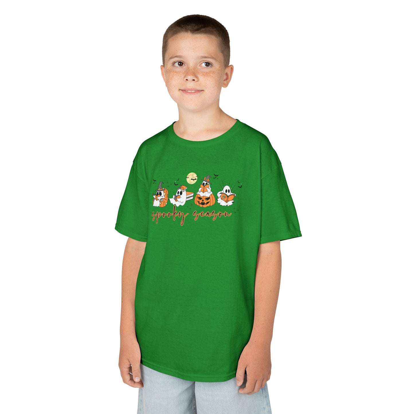 Spooky Season- Reading Ghosts- Halloween - Kids Cotton™ Tee