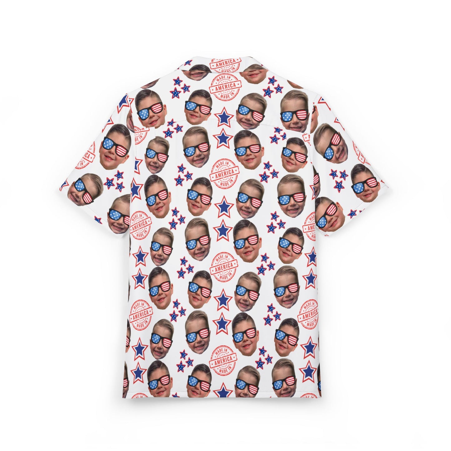 All American Dad - Personalized - Hawaiian Button-Down Shirt -Fatherhood