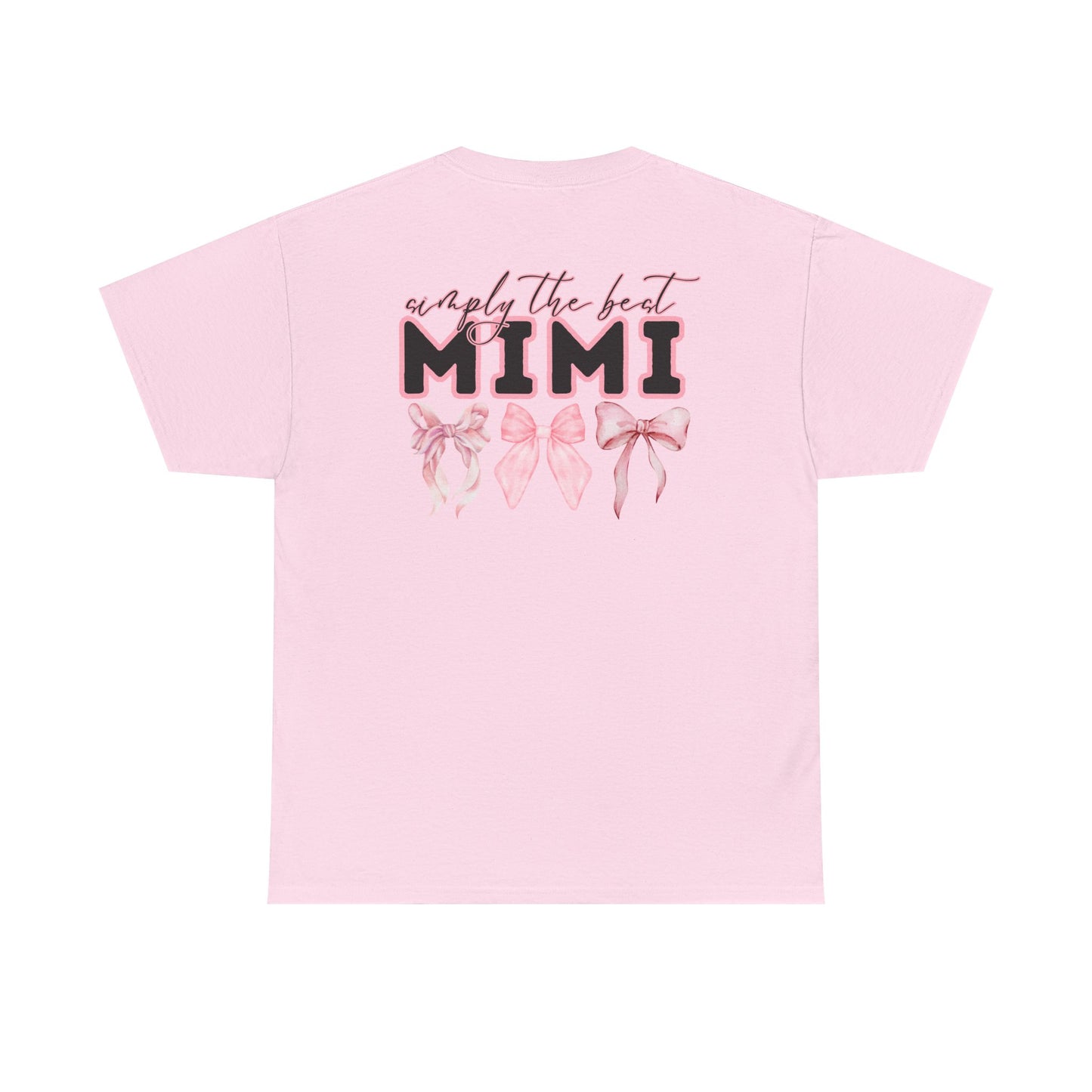 Mimi est 2026 Pink Bow Unisex Heavy Cotton Tee - Mother's Day