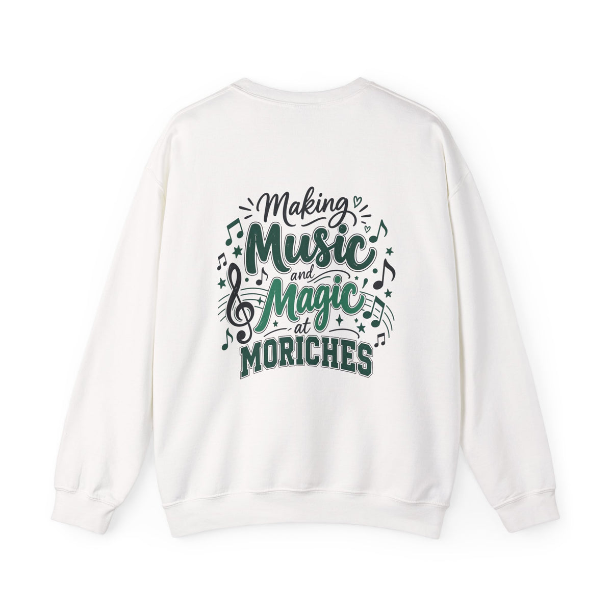 Moriches Music Sweatshirt — "Making Music and Magic at Moriches" Crewneck