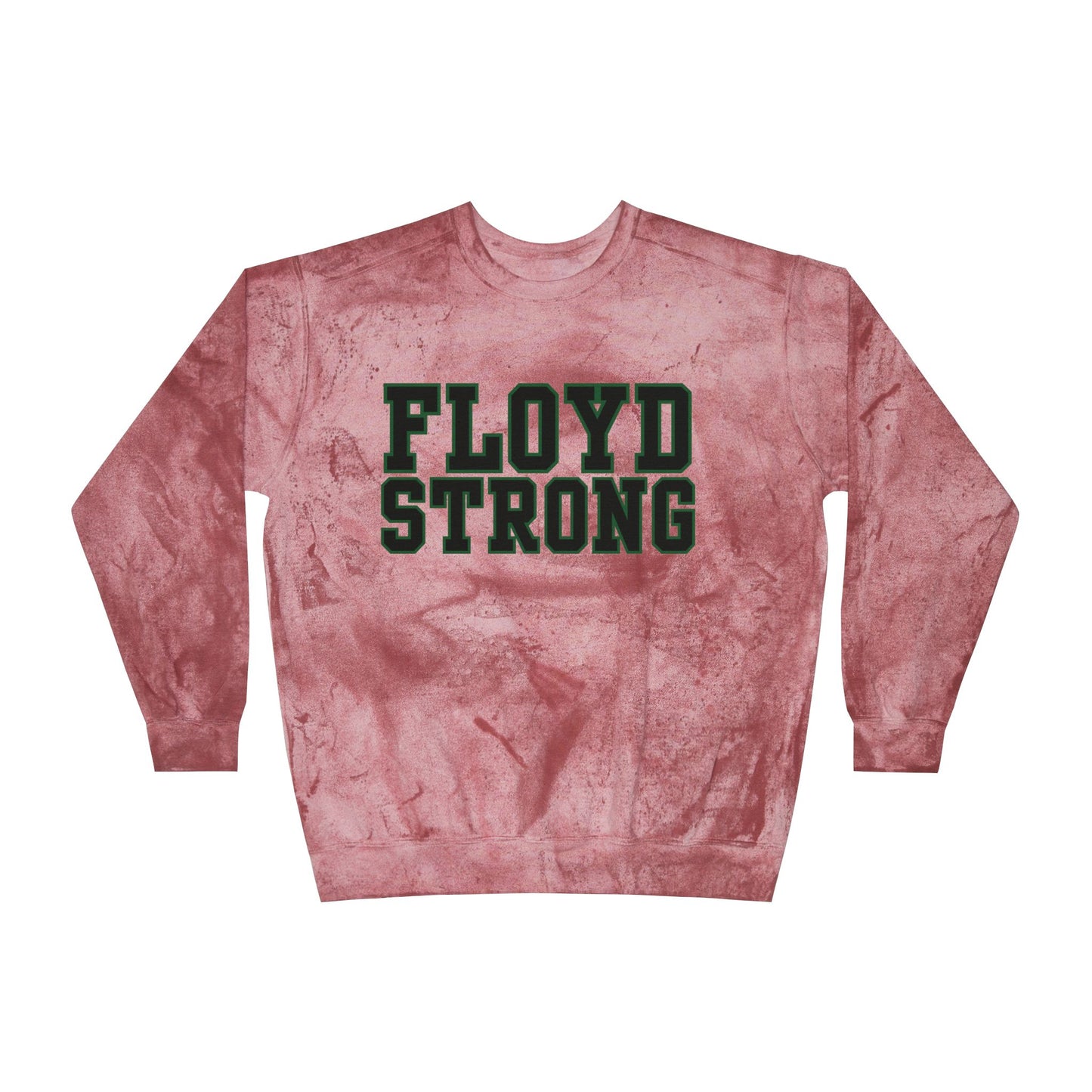 Floyd Strong Color Blast Crewneck Sweatshirt for School Spirit