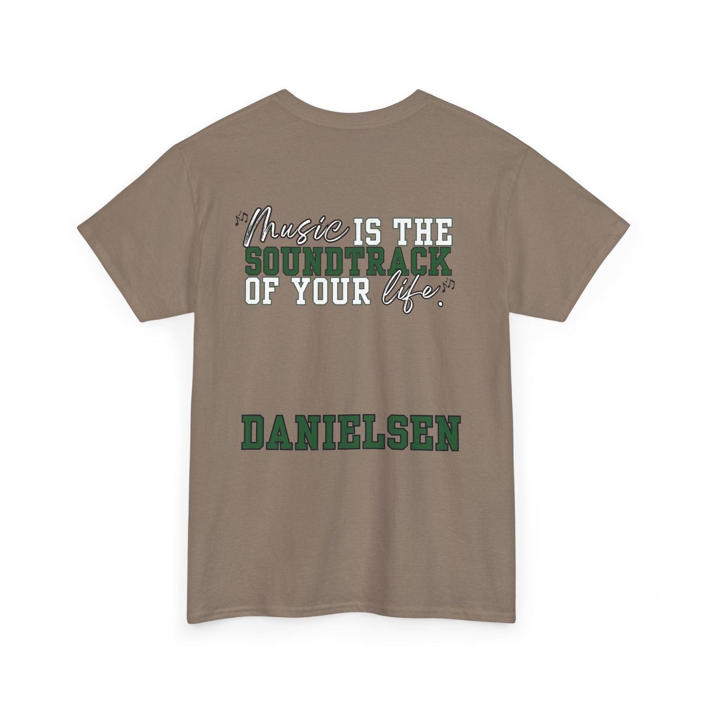 Danielsen- Floyd Music Heavy Cotton Tee - "Music is the Soundtrack of Your Life" Unisex T-Shirt- Personalized