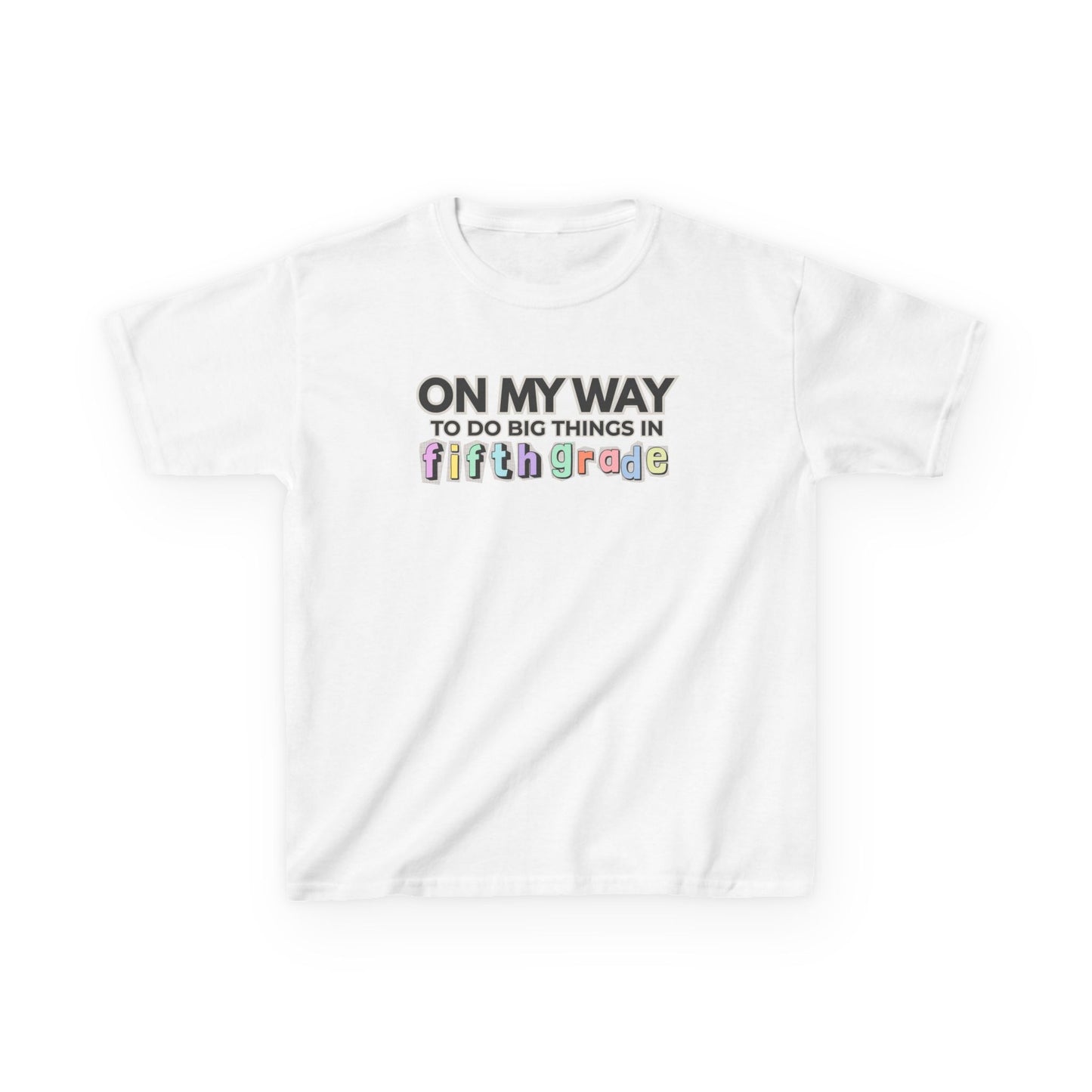 Big Things in 5th Grade- Kids Back to School Shirt