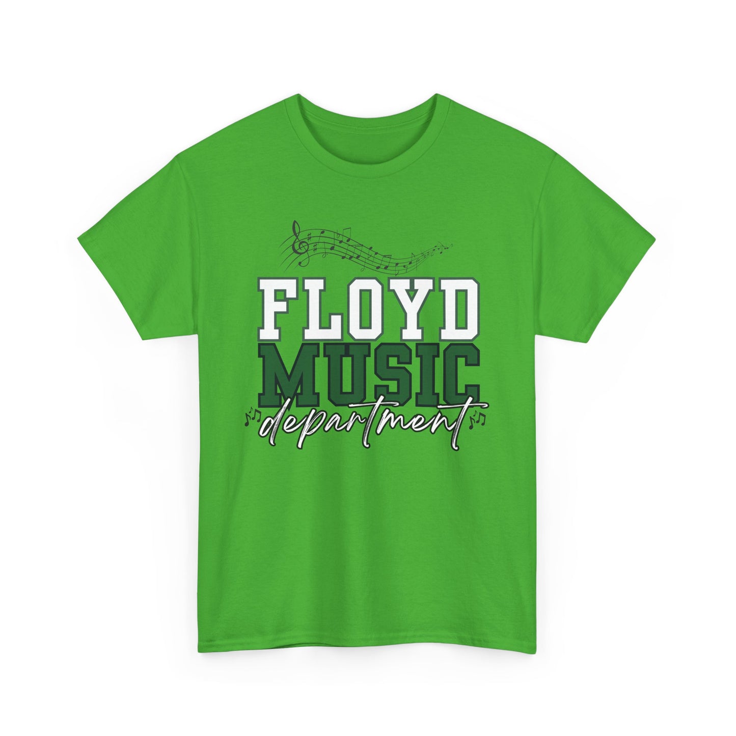 Floyd Music Heavy Cotton Tee - "Music is the Soundtrack of Your Life" Unisex T-Shirt- Floyd Strong