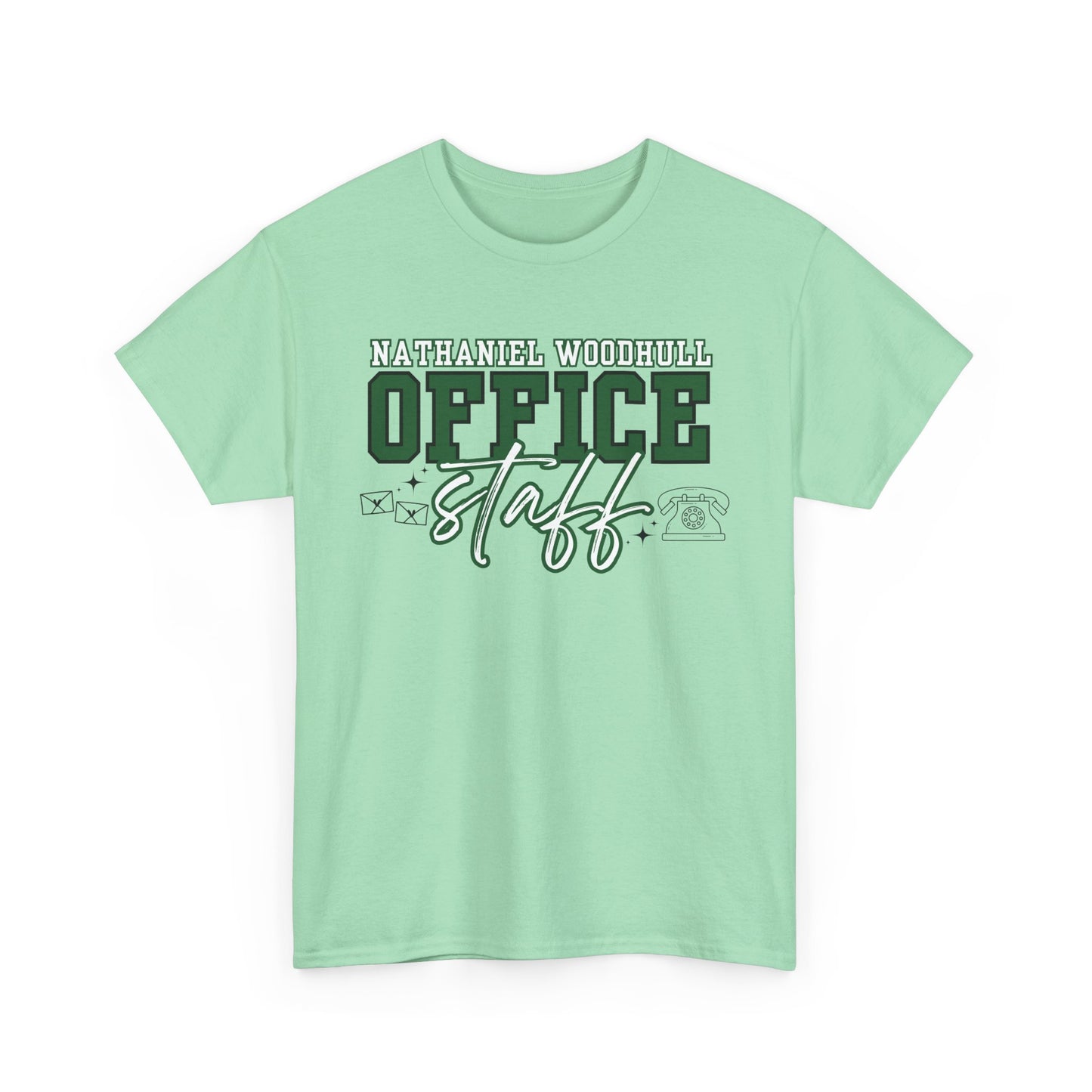 Woodhull Office Staff Unisex Heavy Cotton Tee - Heart & Soul of Woodhull Design