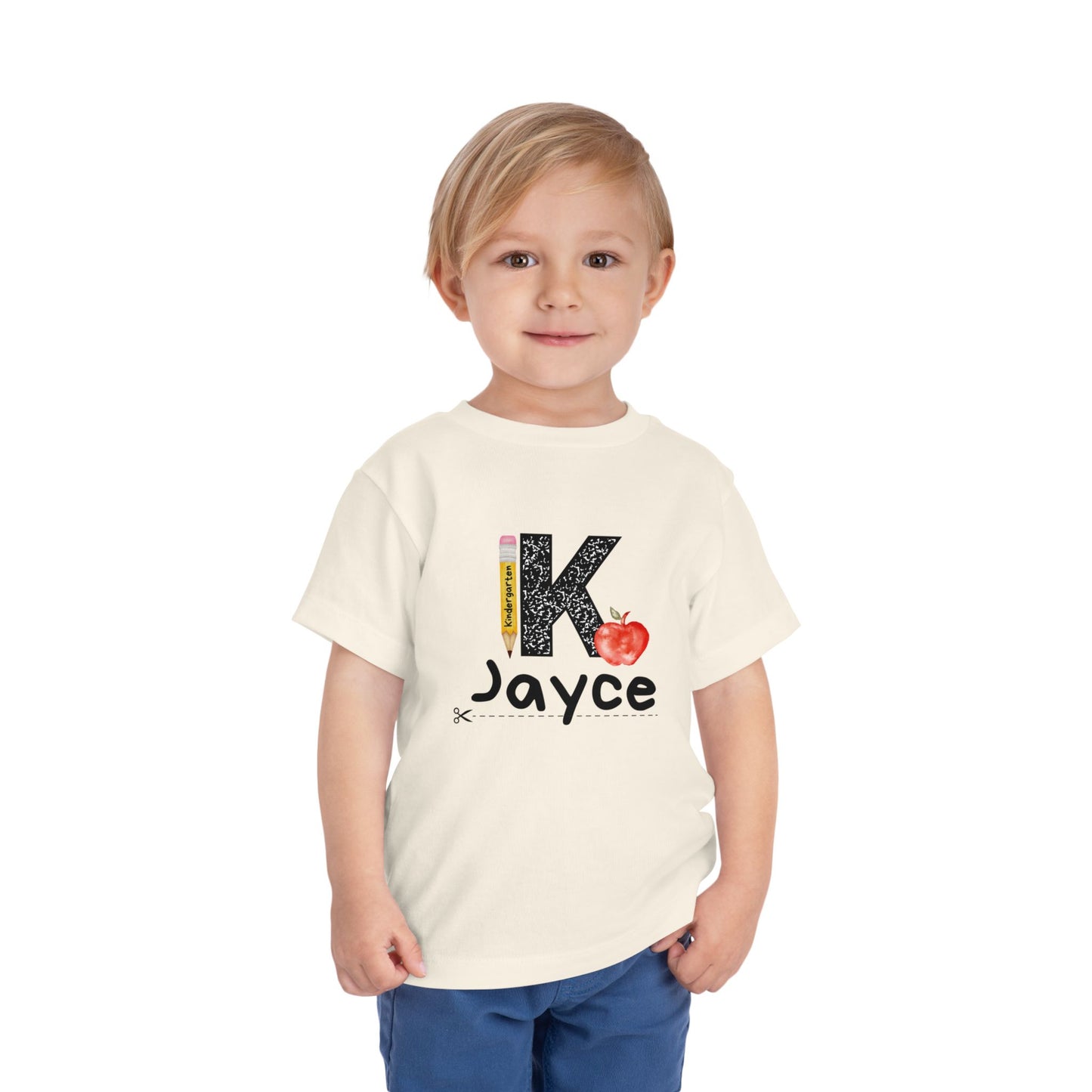 Jayce- K- Personalized Toddler Tee - Back to School Collection