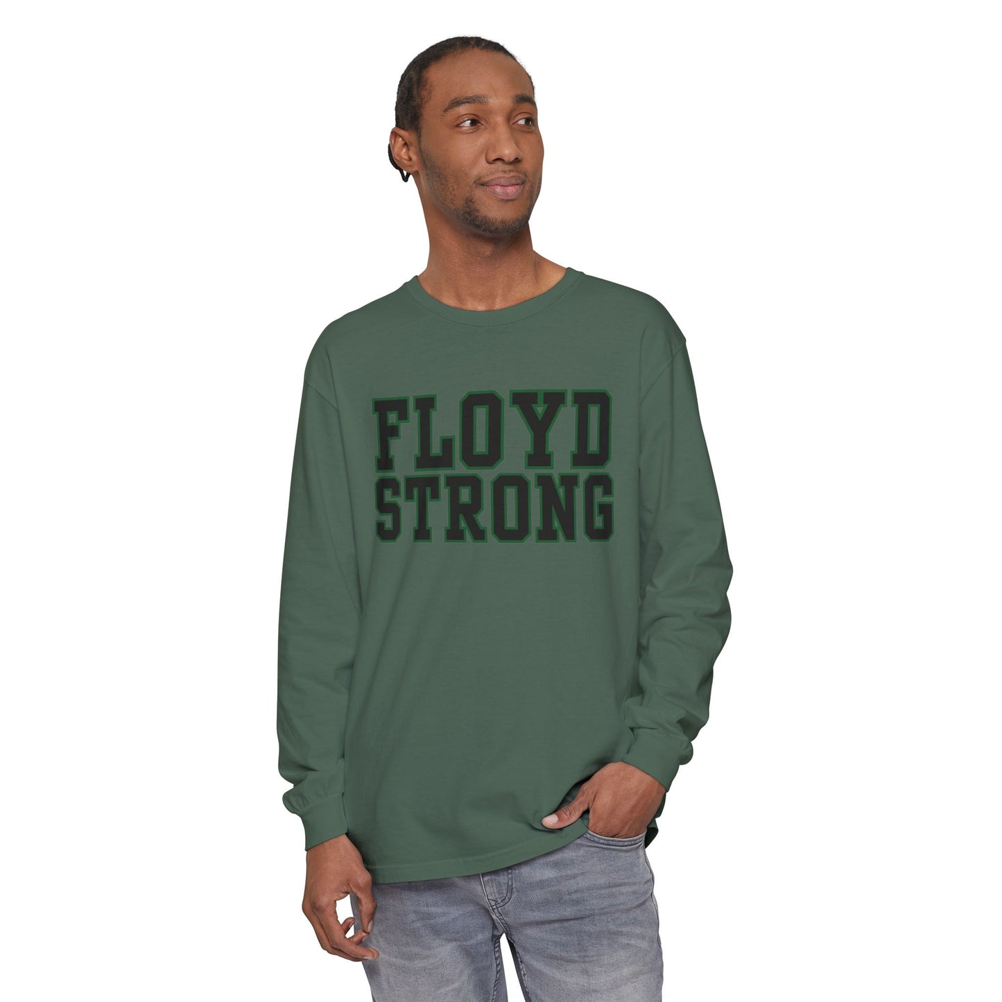 Tangier- Long Sleeve T-Shirt - Unisex Garment-Dyed Tee