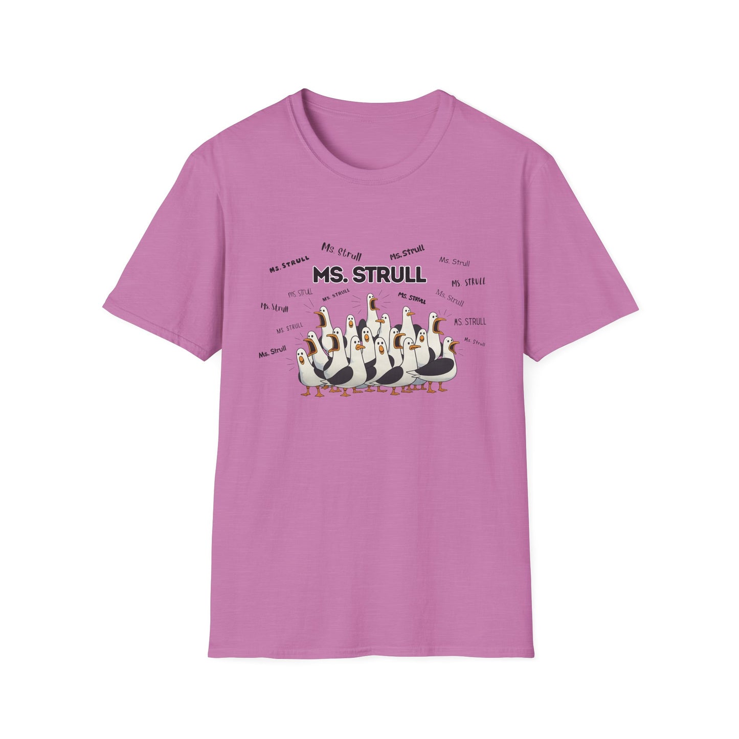 Ms. Strull - Seagull Crew Graphic T-Shirt — Personalized