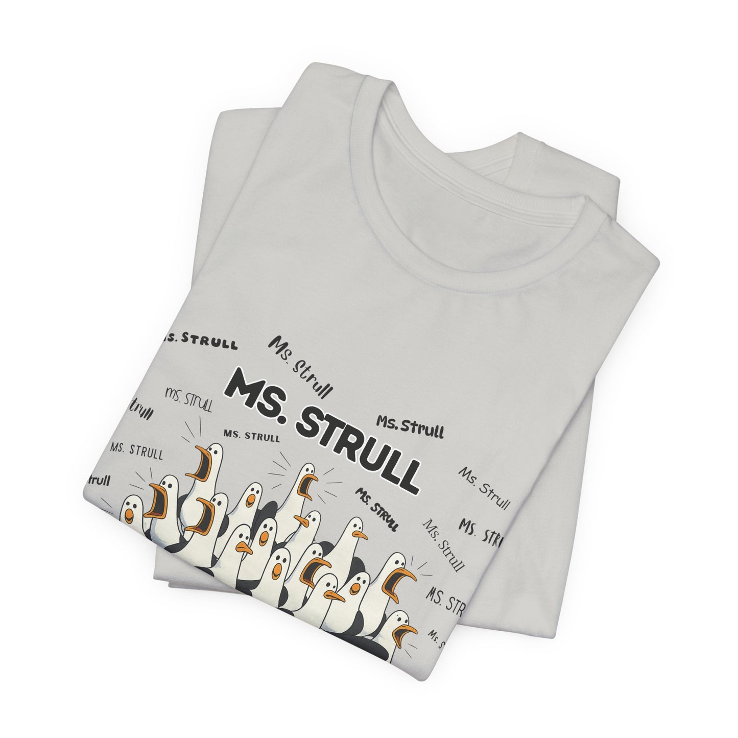 Mrs. Strull Penguin Choir T-Shirt — Funny Teacher Personalized Tee
