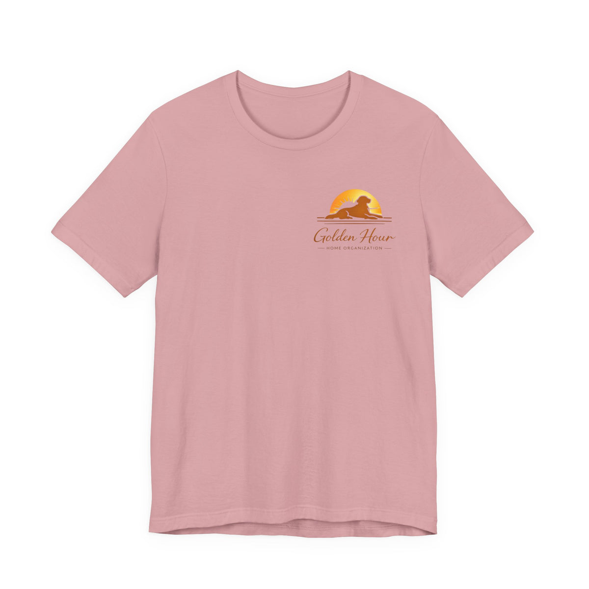 "Golden Hour Home Organization"Logo T-Shirt—  Personalized
