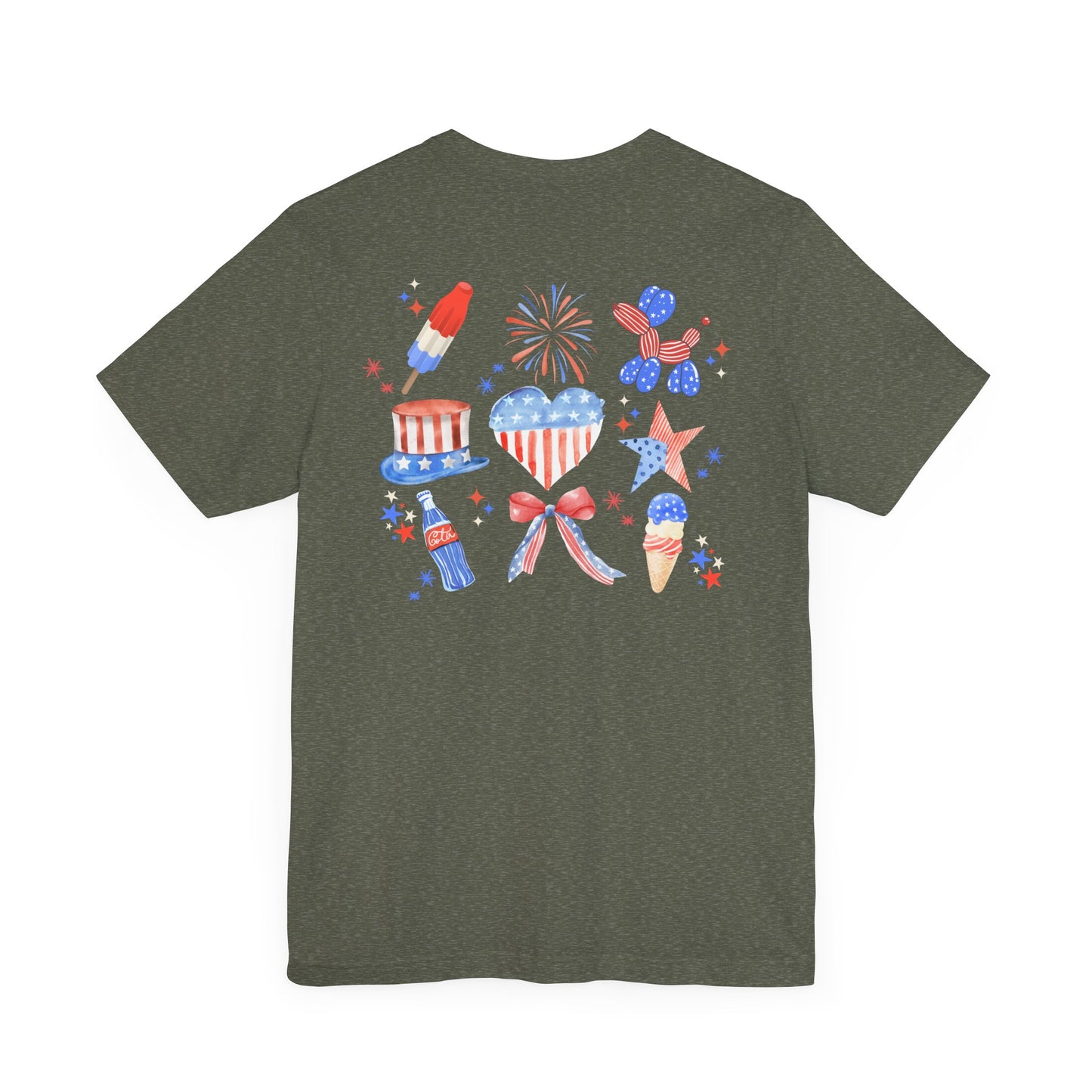 USA-- Unisex Summer Shirt, Beachwear, Vacation Top, Summer Nights Apparel, Perfect for the Holiday