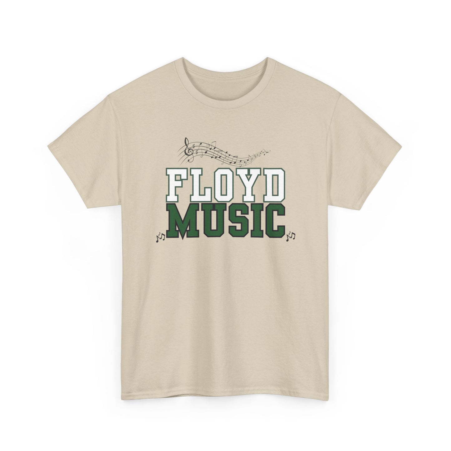 Danielsen- Floyd Music Heavy Cotton Tee - "Music is the Soundtrack of Your Life" Unisex T-Shirt- Personalized