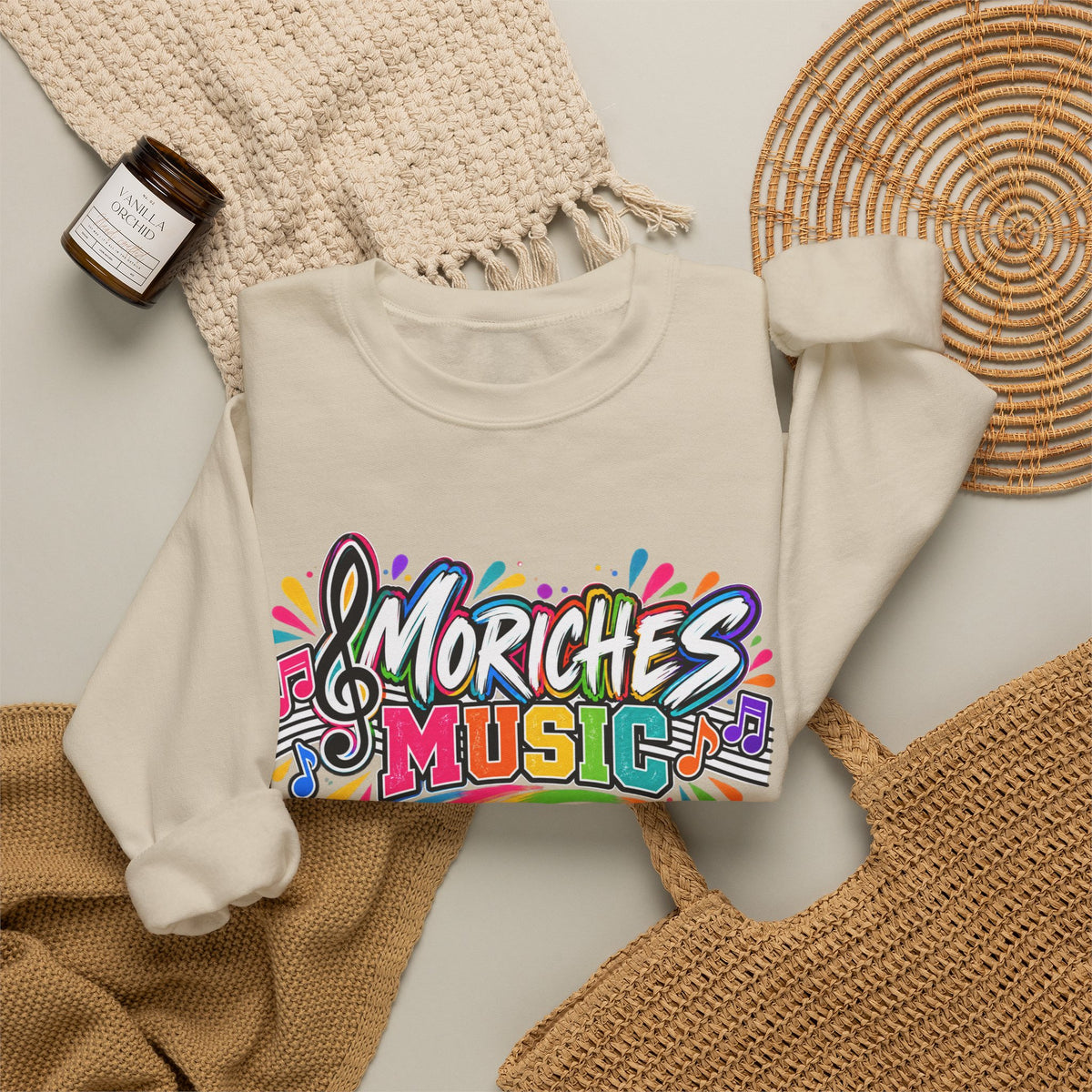 Moriches Music Sweatshirt — "Make Every Note Count" Crewneck