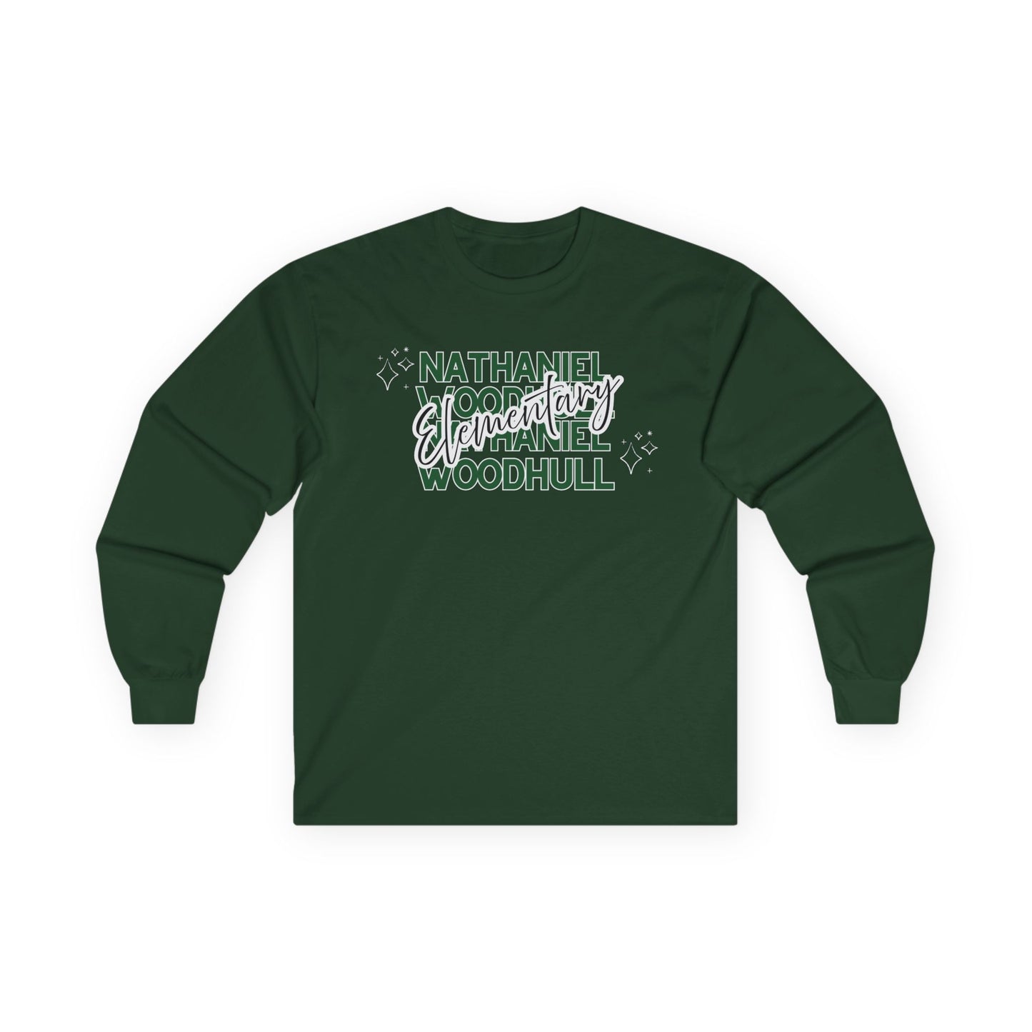 Woodhull Elementary Unisex Long Sleeve Tee - Comfortable & Stylish School Spirit Wear