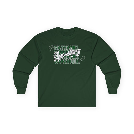 Woodhull Elementary Unisex Long Sleeve Tee - Comfortable & Stylish School Spirit Wear