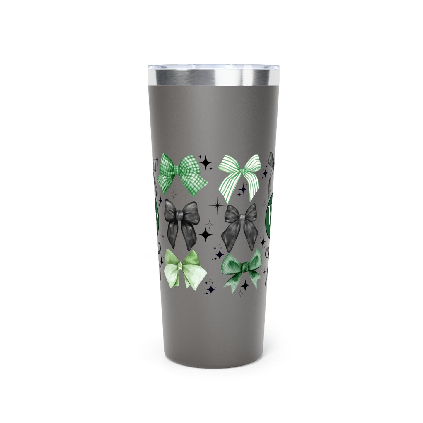 22oz Copper Vacuum Insulated Tumbler with WF Logo and Bows