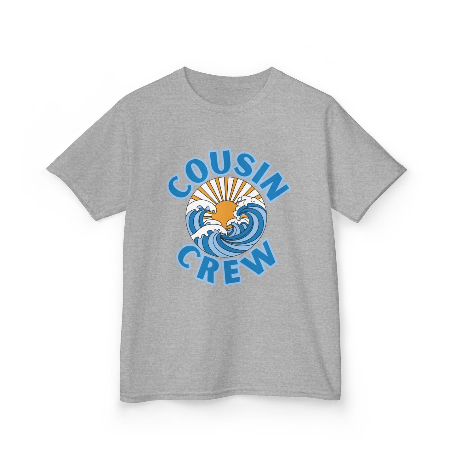 Cool Cousin Crew Kids Tee - Summer Fun, Family Gatherings, Beach Days, Mini Collection