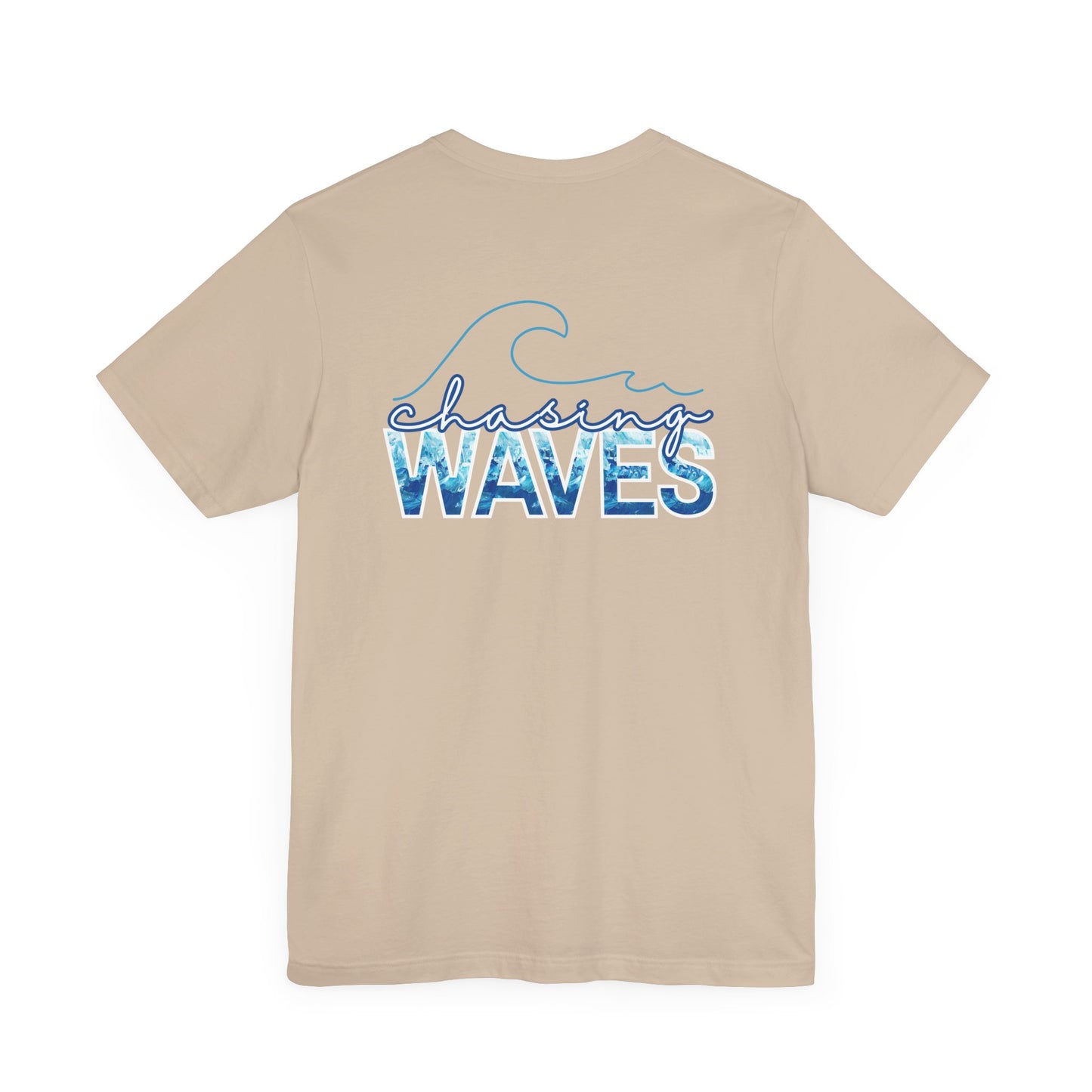 Chasing Waves -- Unisex Summer Shirt, Beachwear, Vacation Top, Summer Nights Apparel