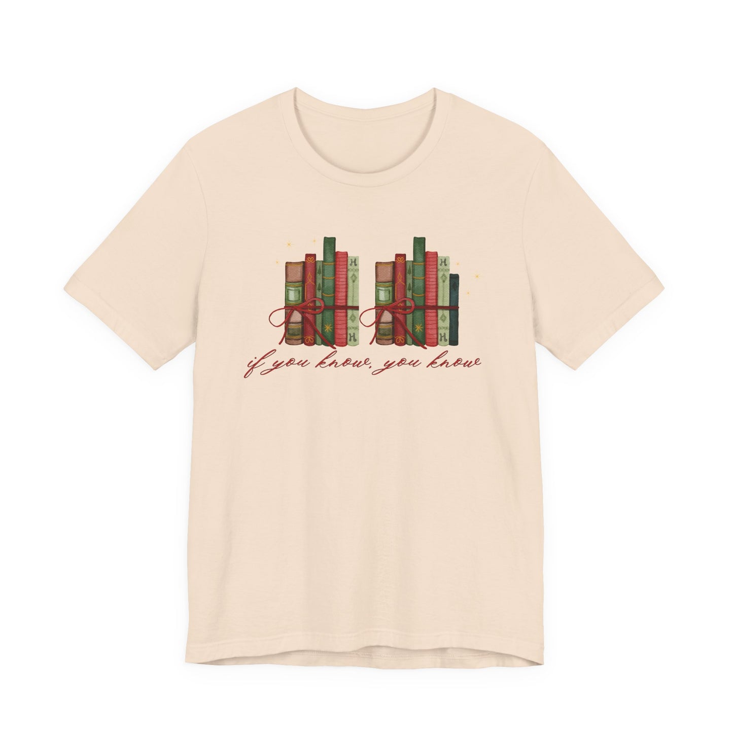 6-7 Books, "if you know you know"— Christmas Unisex T‑Shirt