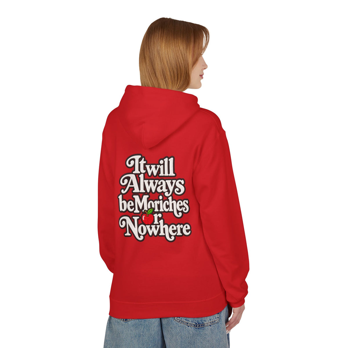 "MES or Nowhere" w/ apple- Moriches Hoodie