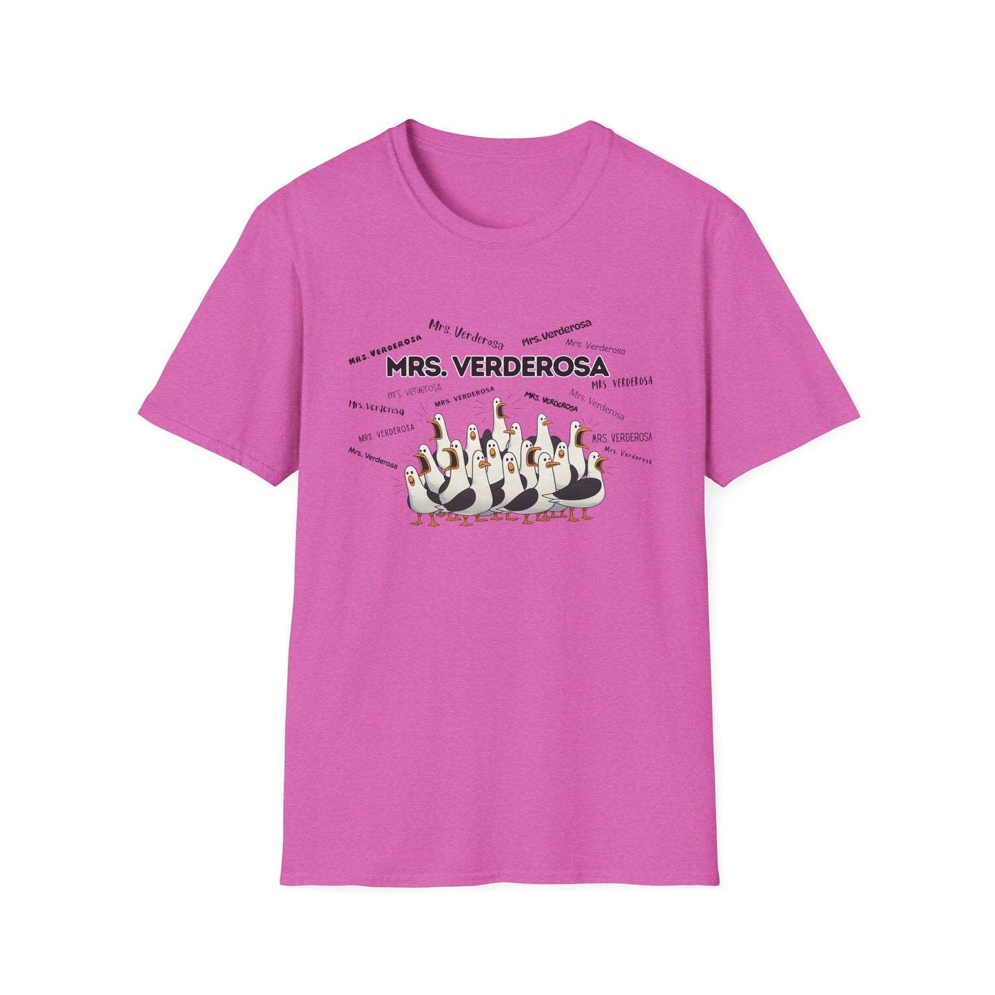 Mrs. Verderosa- Seagull Crew Graphic T-Shirt — Personalized