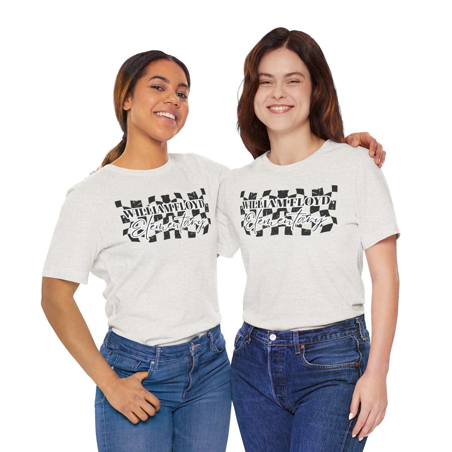 WFE Checkered Logo Unisex Jersey Tee