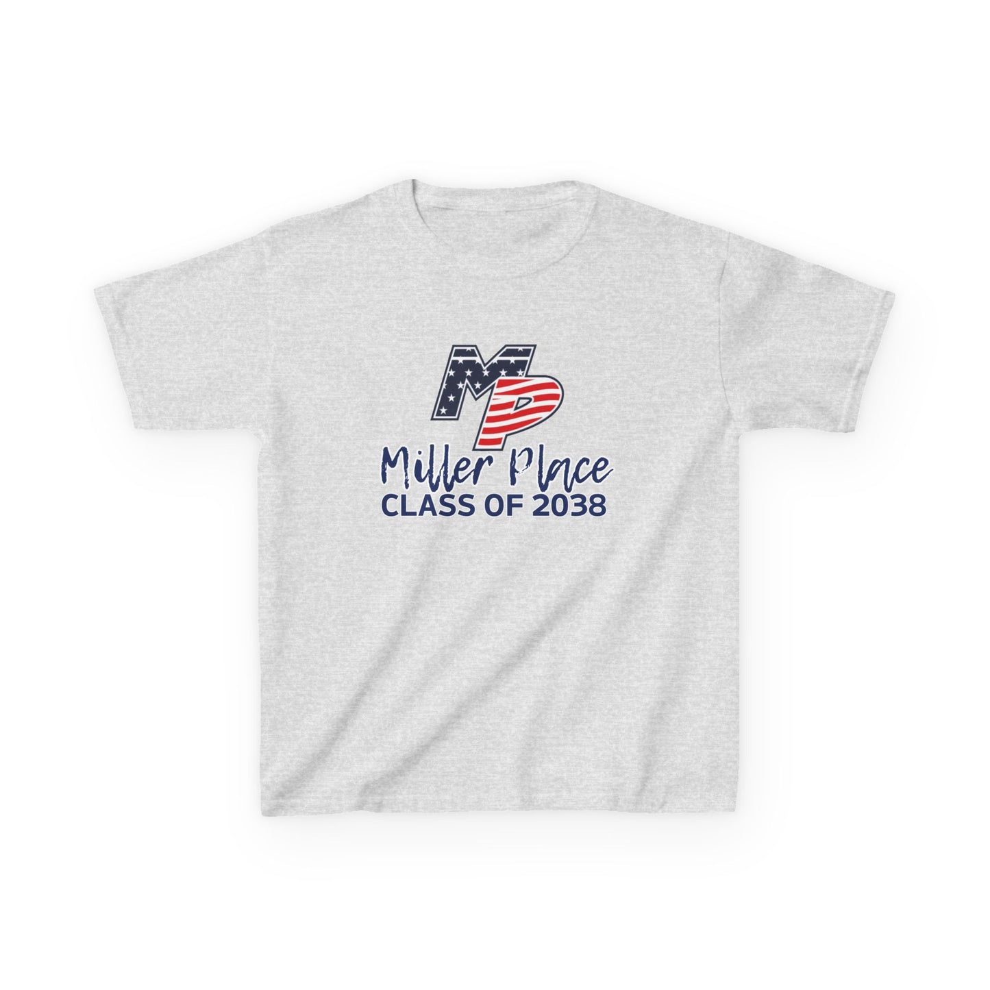 Miller Place Class of 2038 Kids Heavy Cotton Tee