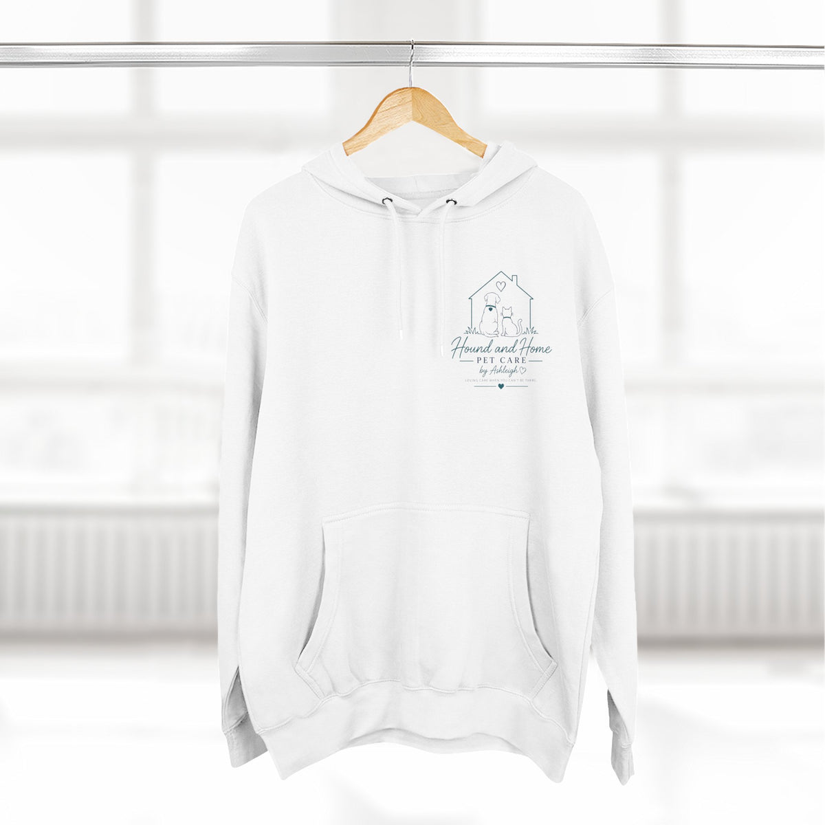 Ashleigh — "Hound and Home" Logo Personalized Pullover