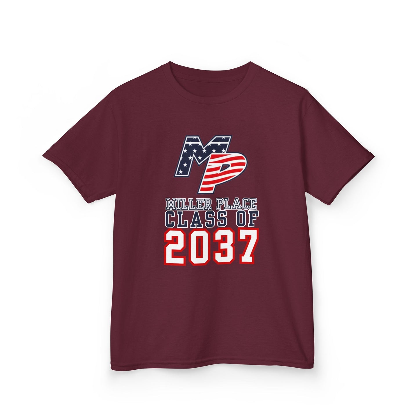 Miller Place Class of 2037 Kids Heavy Cotton Tee