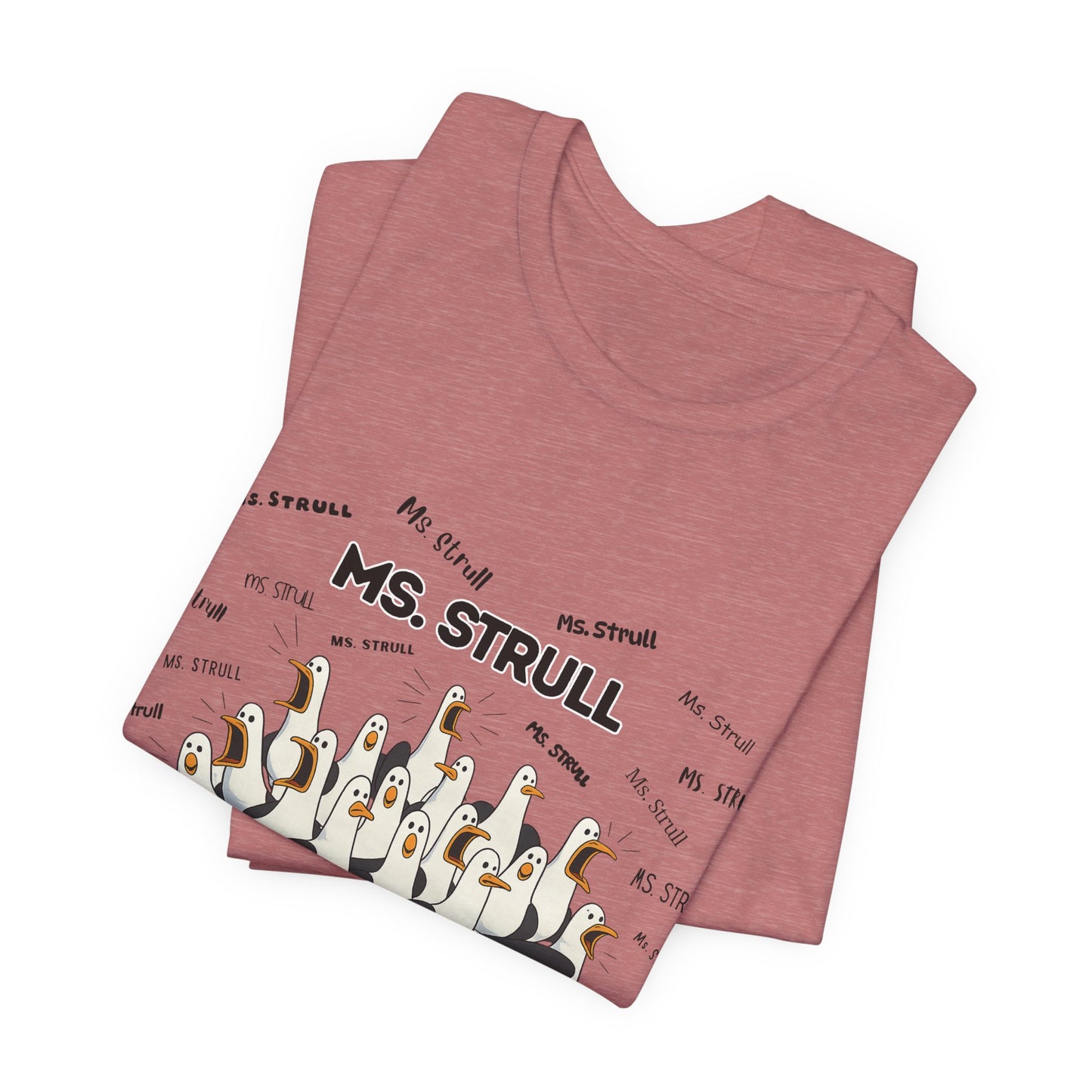 Mrs. Strull Penguin Choir T-Shirt — Funny Teacher Personalized Tee