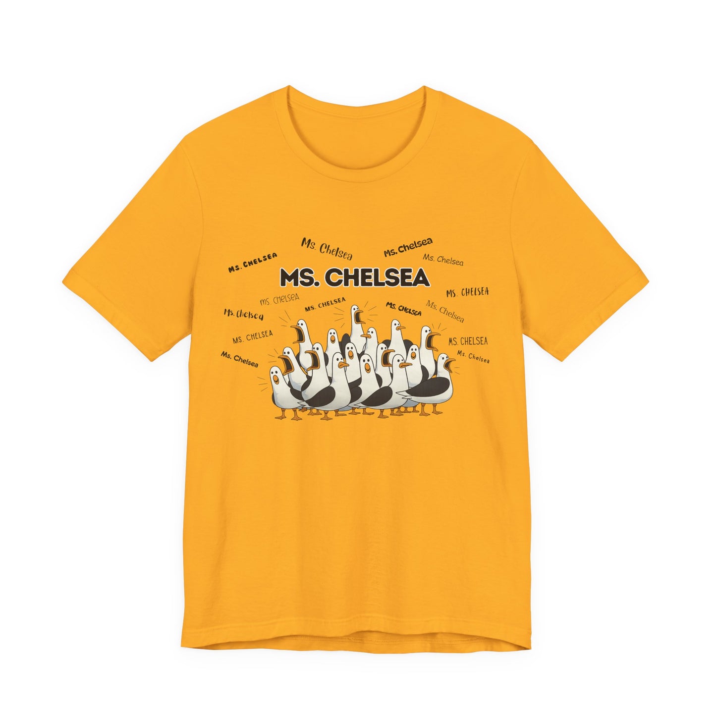Ms. Chelsea- Penguin Choir T-Shirt — Funny Teacher Personalized Tee