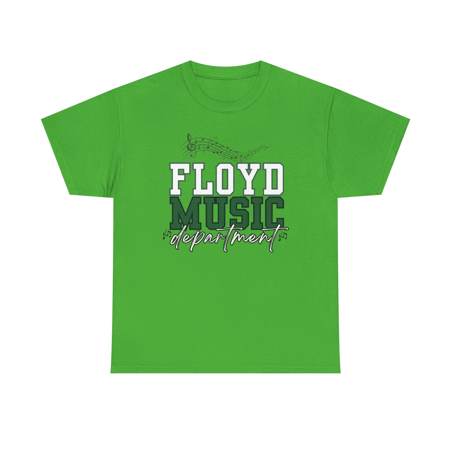 Floyd Music Heavy Cotton Tee - "Music is the Soundtrack of Your Life" Unisex T-Shirt- Floyd Strong